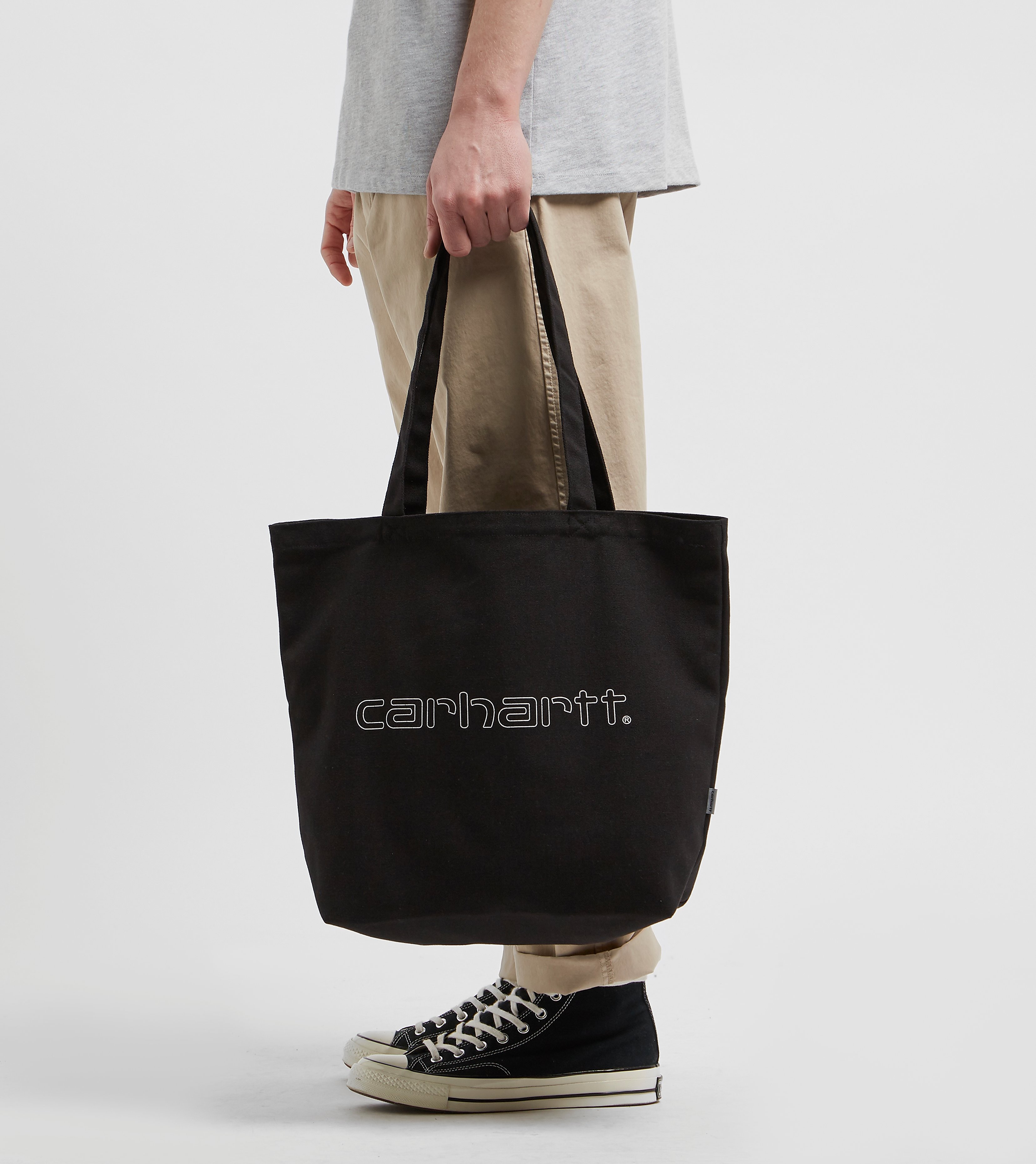Carhartt Wip Outline Tote Bag Zwart carhartt wip kopen in de aanbieding
