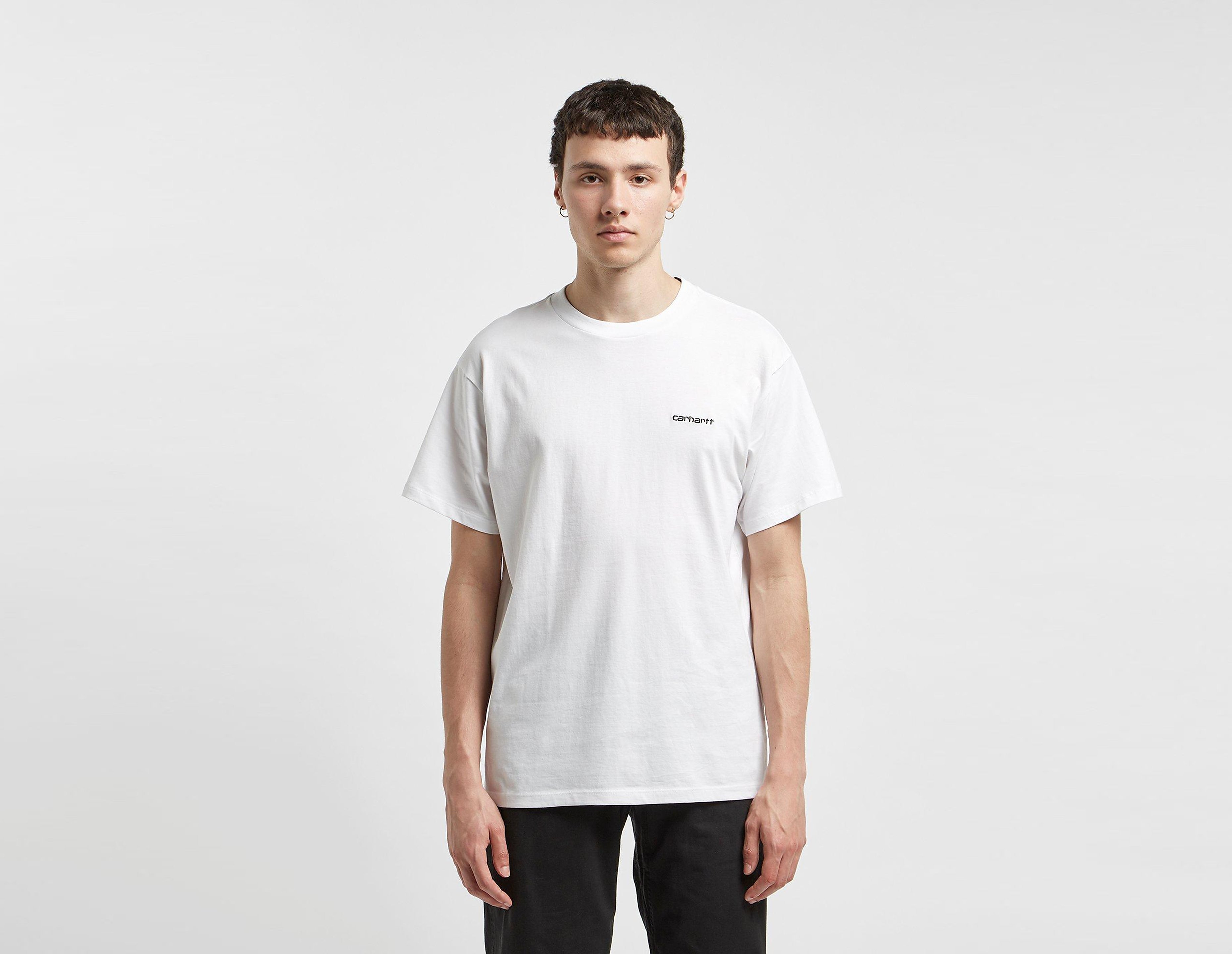 Carhartt WIP Maglietta Script Embroidered, bianco