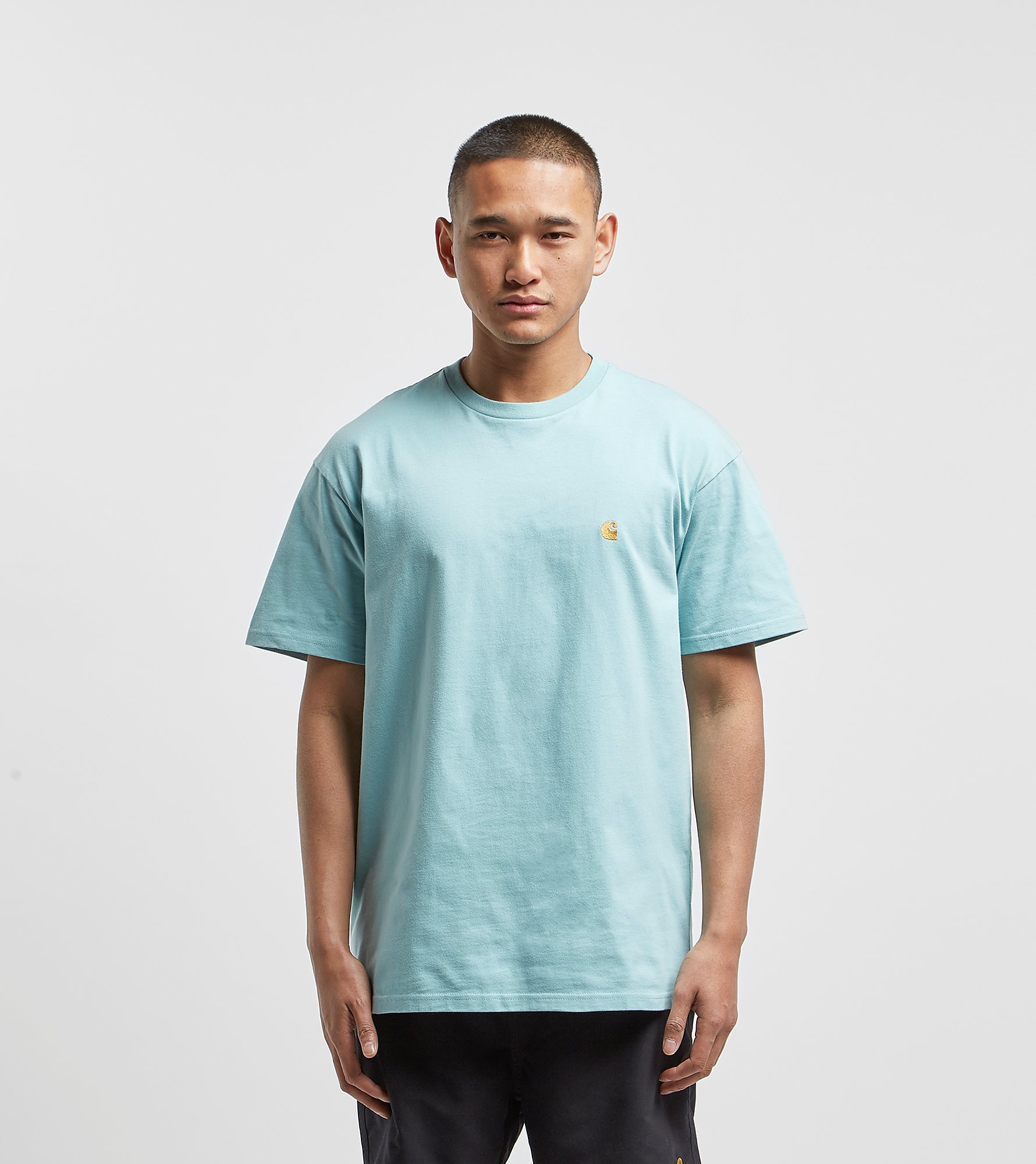 Carhartt Wip Chase T Shirt Blauw carhartt wip kopen in de aanbieding