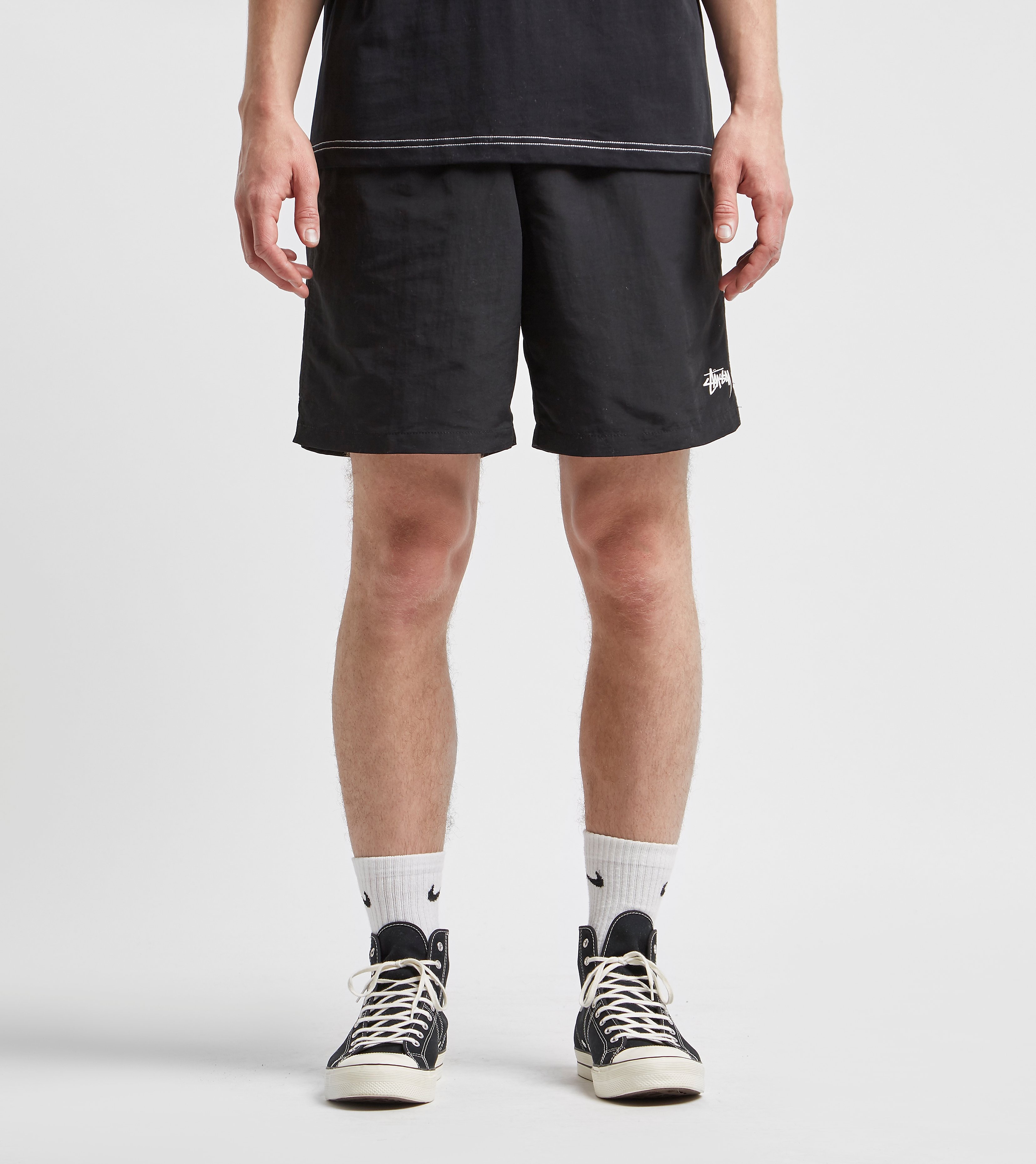 Stussy Stock Shorts Zwart stussy kopen in de aanbieding