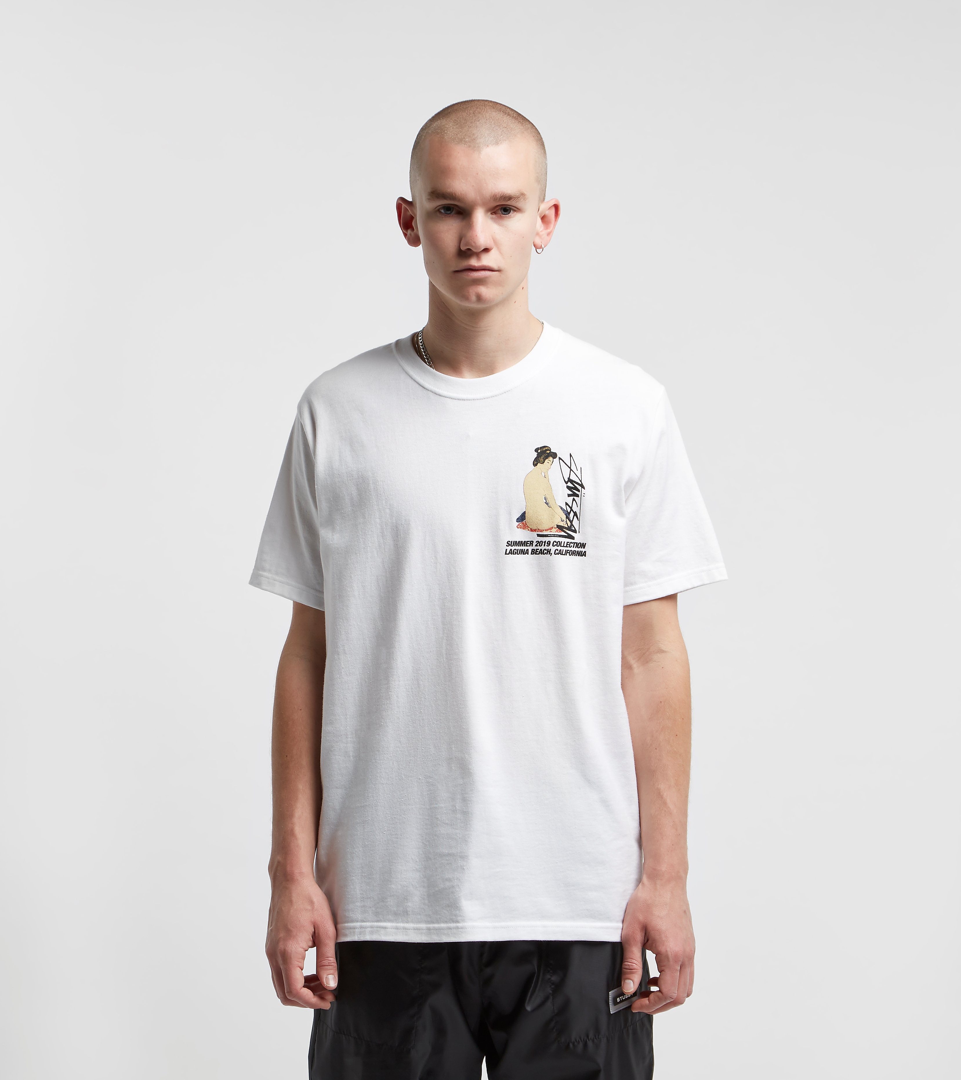 Stussy Geisha T Shirt Wit stussy kopen in de aanbieding