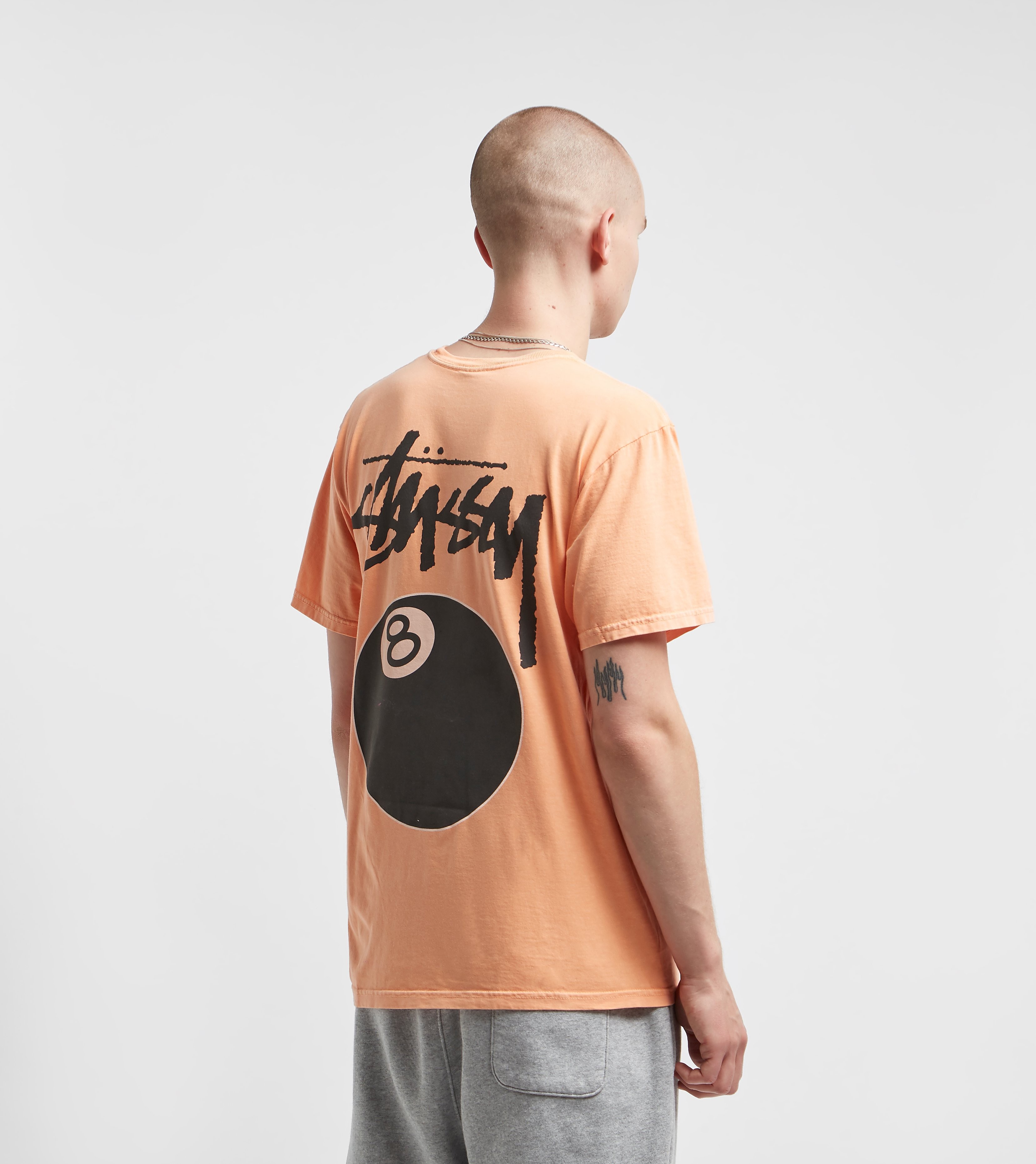 Stussy 8 Ball T Shirt Roze stussy kopen in de aanbieding