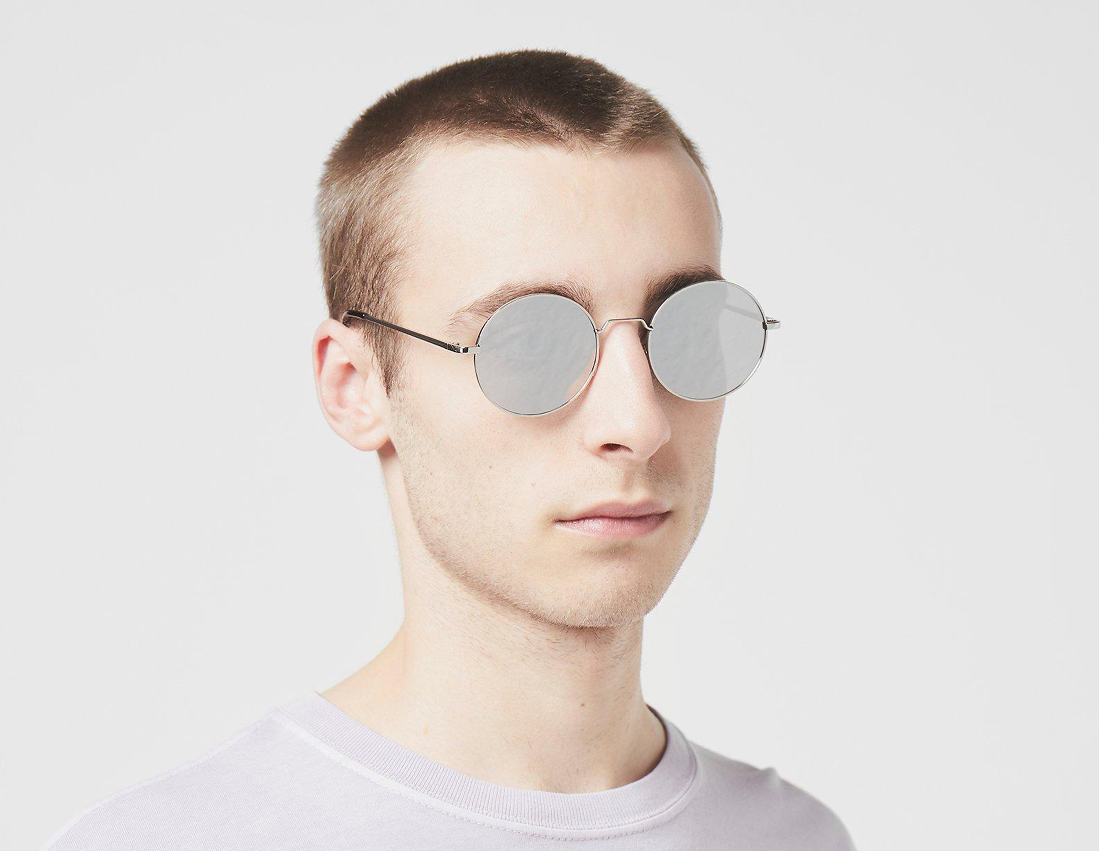 size? Lunettes de Soleil Flight Round, gris
