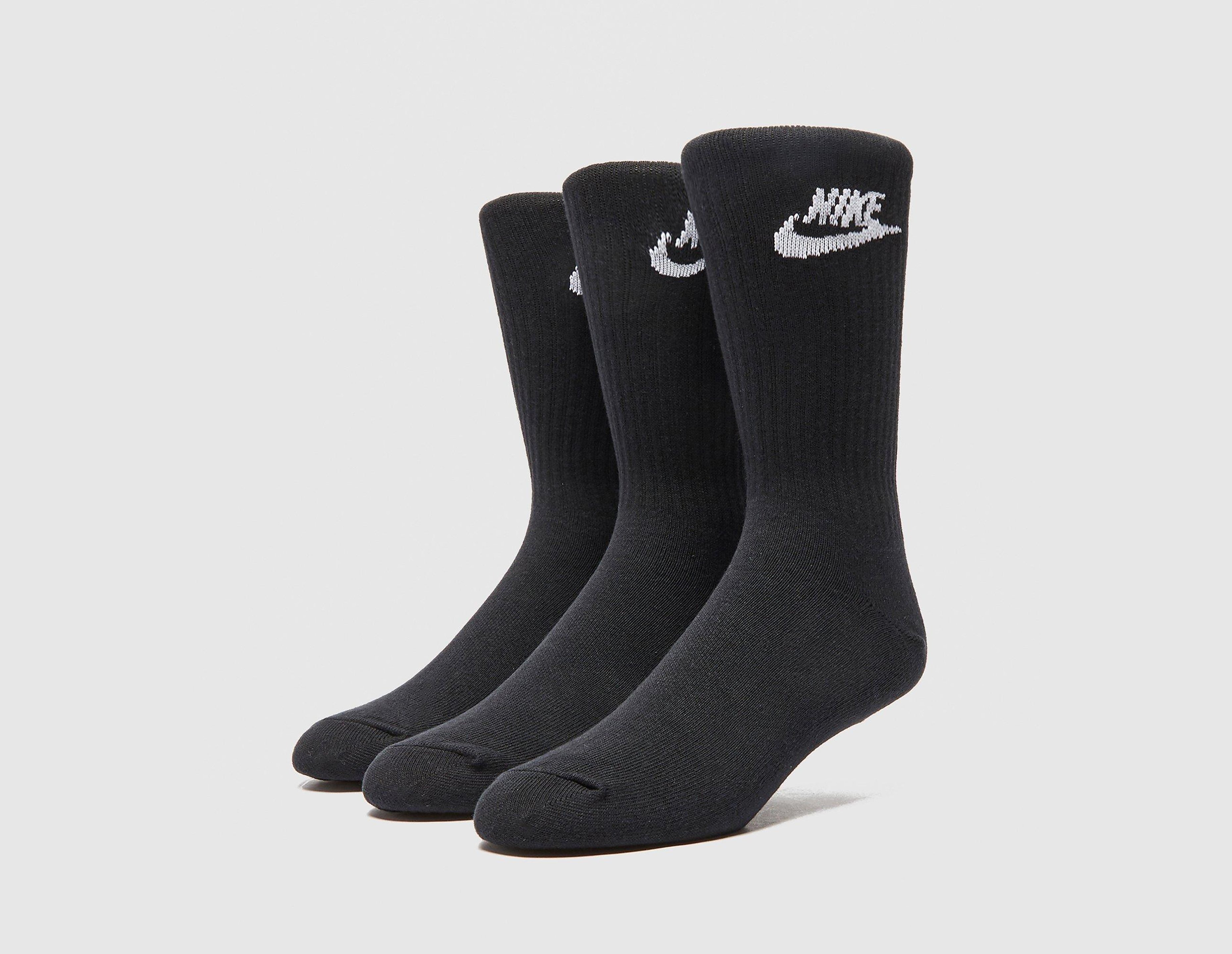 Nike Chaussettes Pack de 3 Chaussettes, noir
