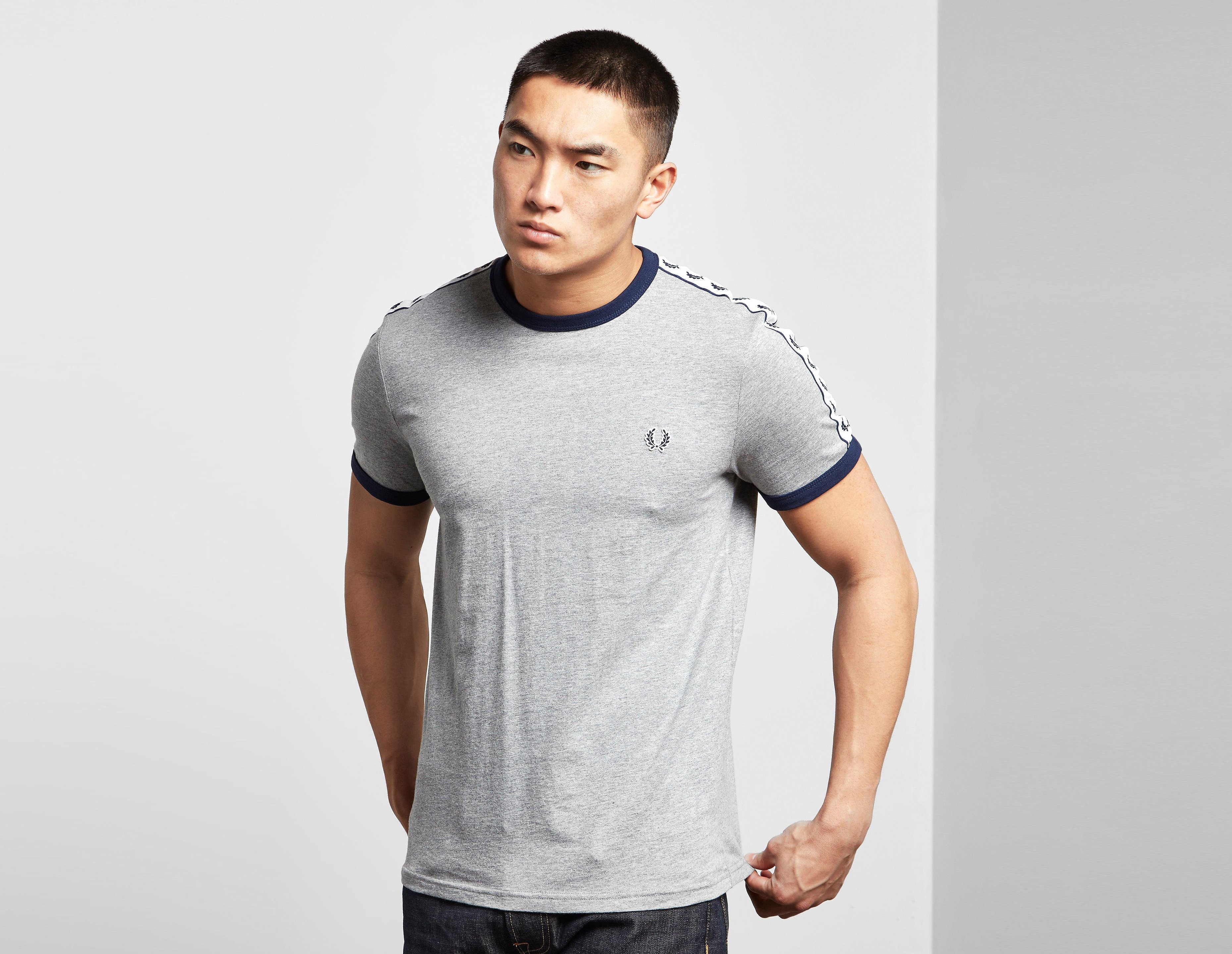 Fred Perry Maglietta Taped Ringer, grigio