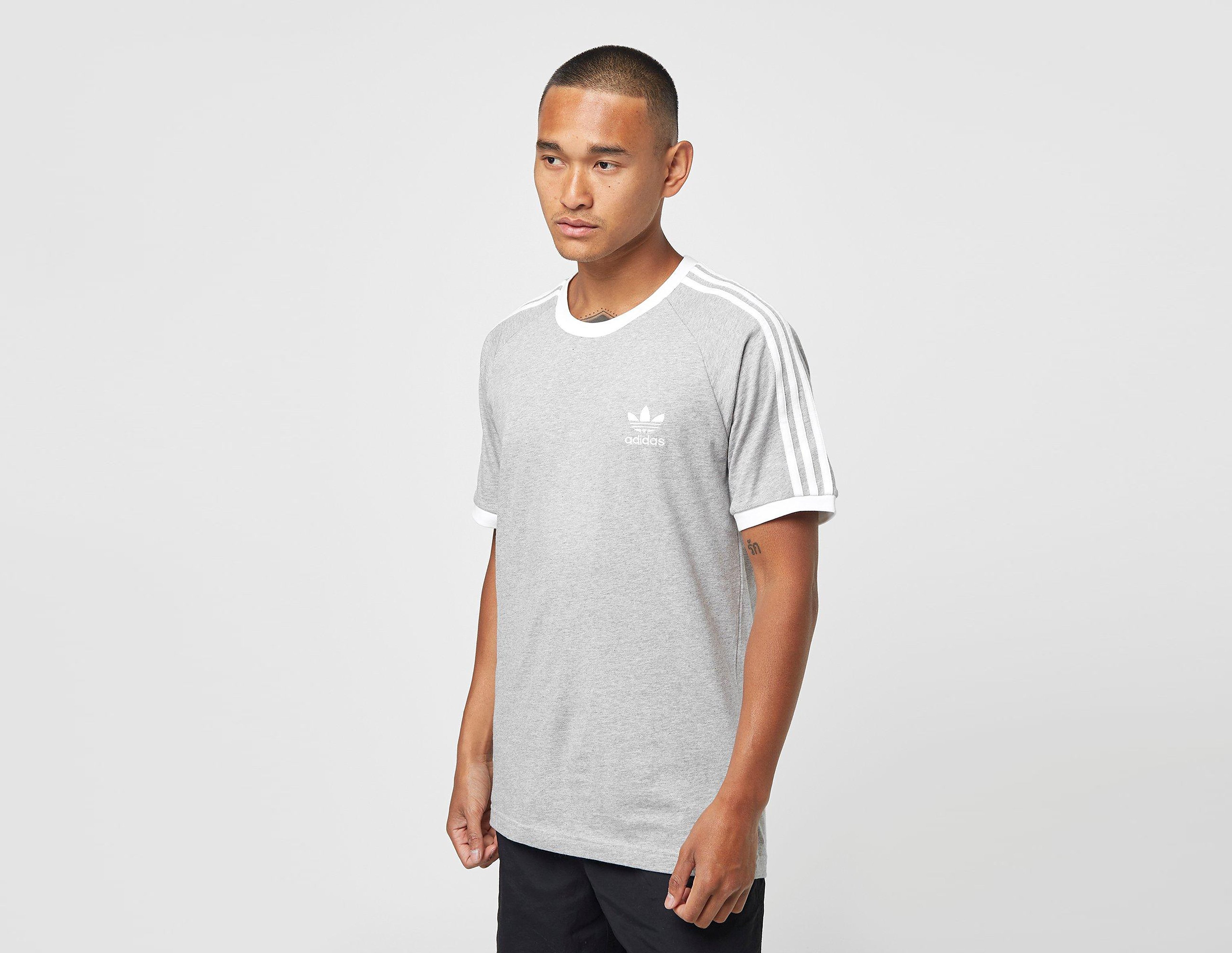 adidas Originals California 3-Stripes T-Shirt, grigio