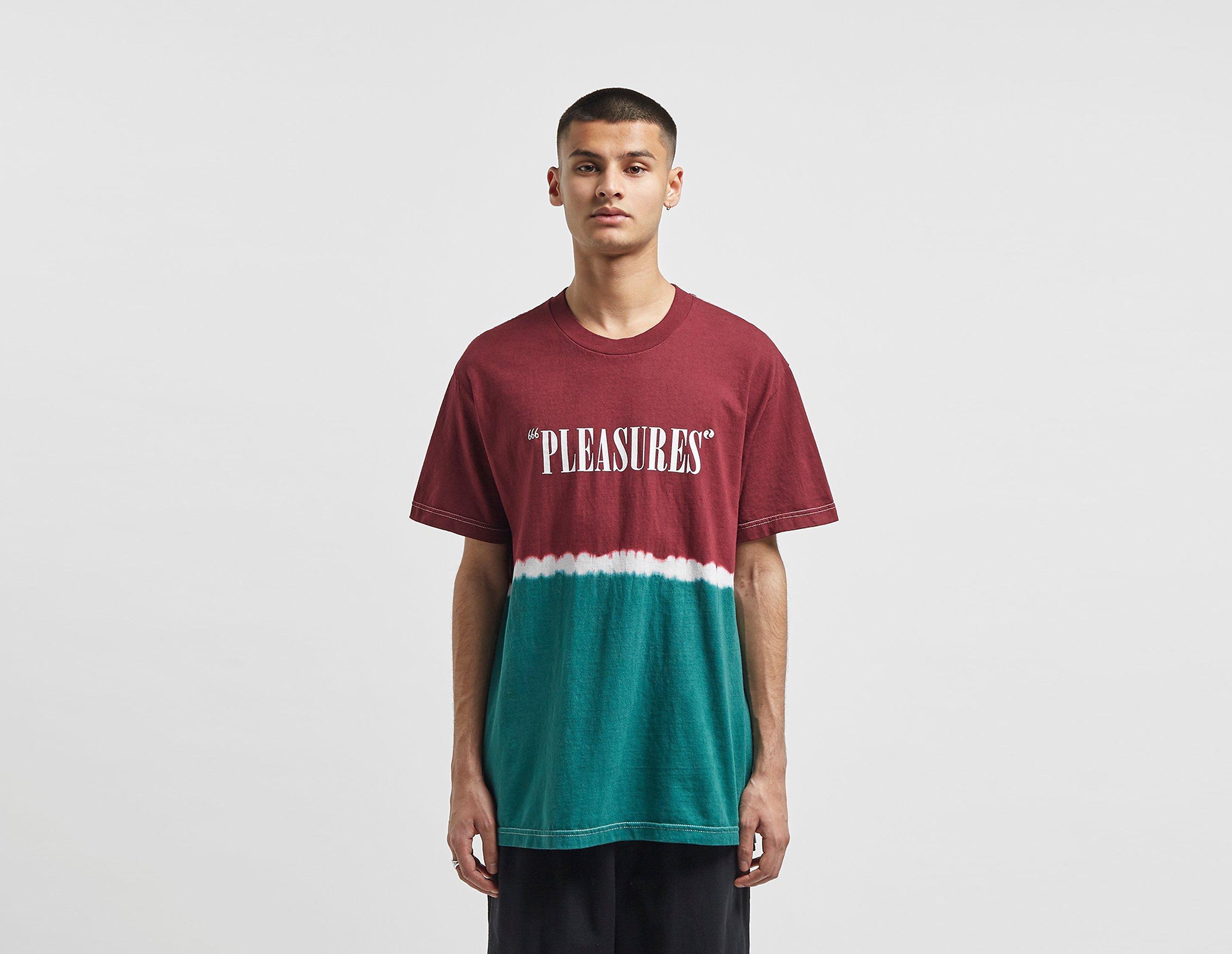 Pleasures T-Shirt Utah Dip Dye, rouge