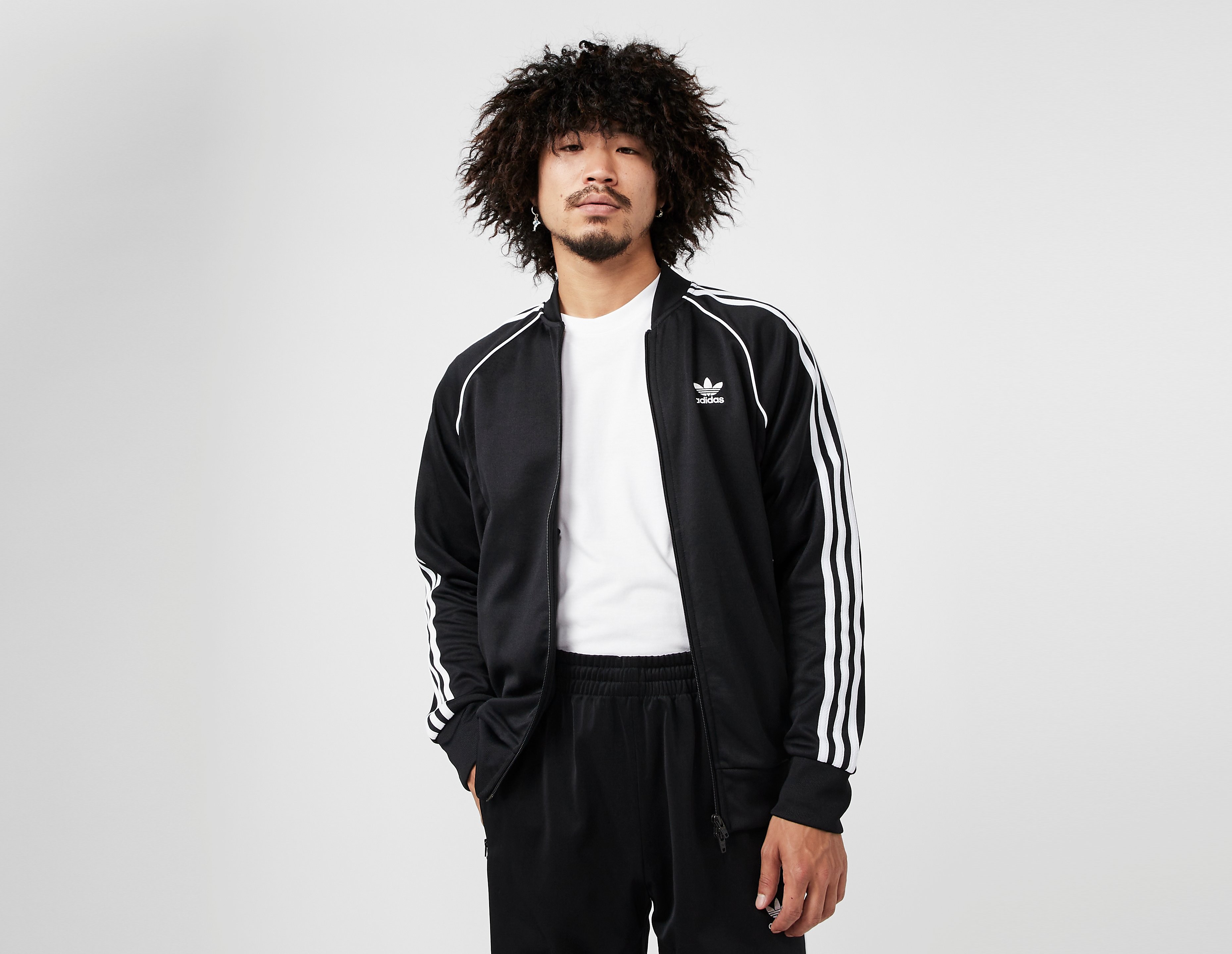 Adidas Originals SST Track Jacket Black/White/White Heren,