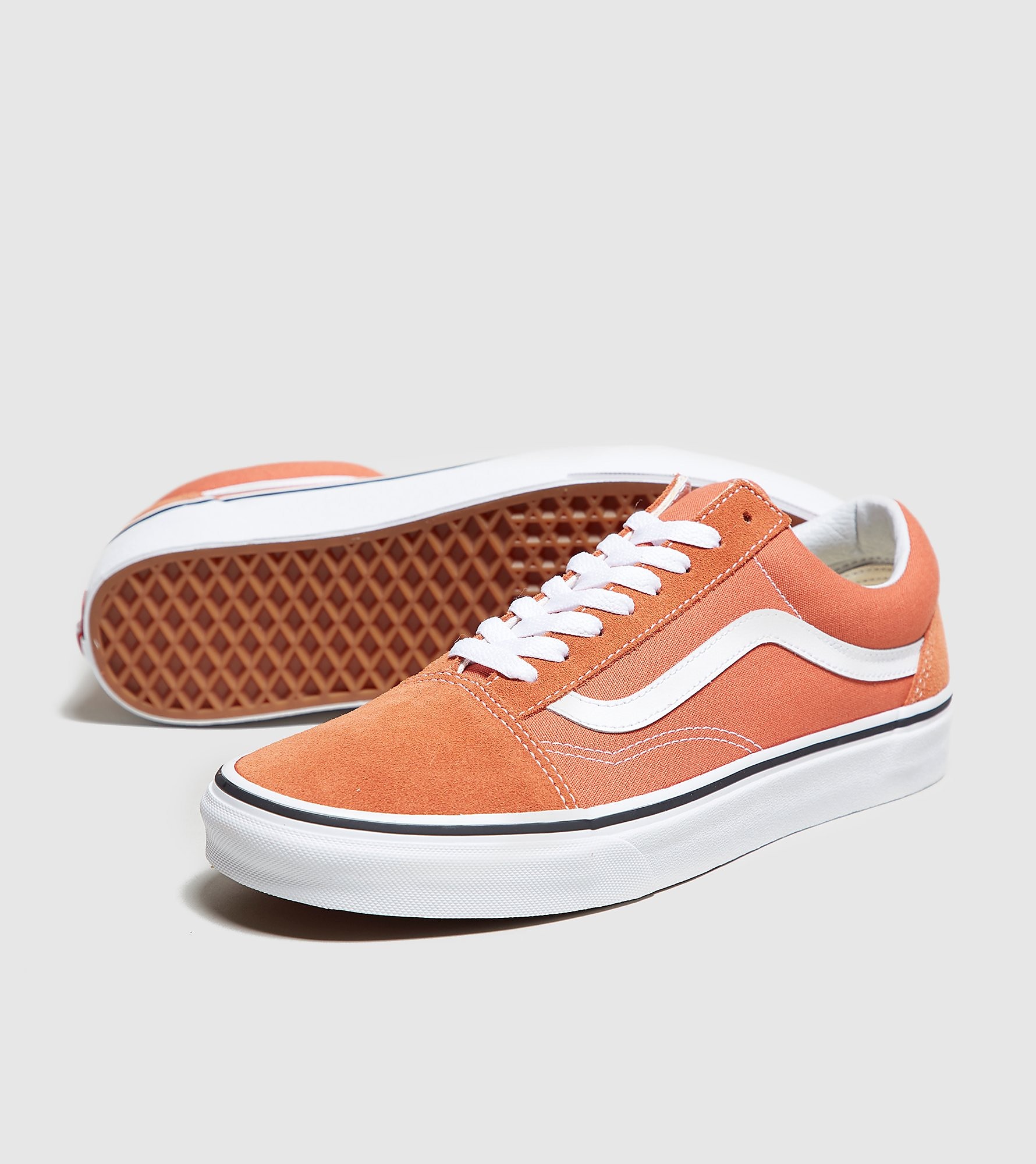 Vans Old Skool, Orange/White met 25 korting