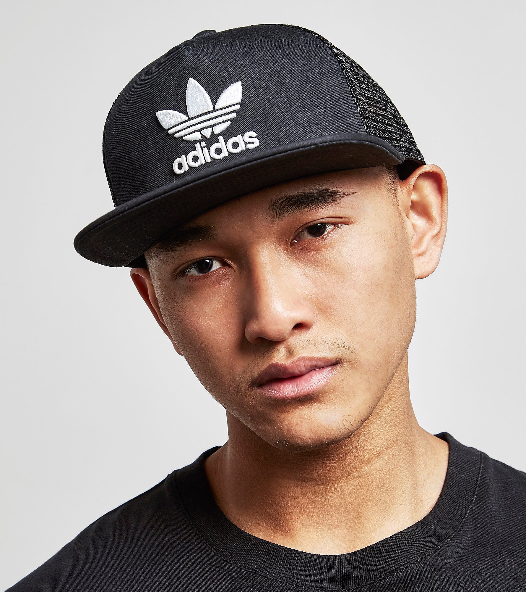 Adidas Originals Trefoil Trucker Pet Zwart adidas originals kopen in de aanbieding
