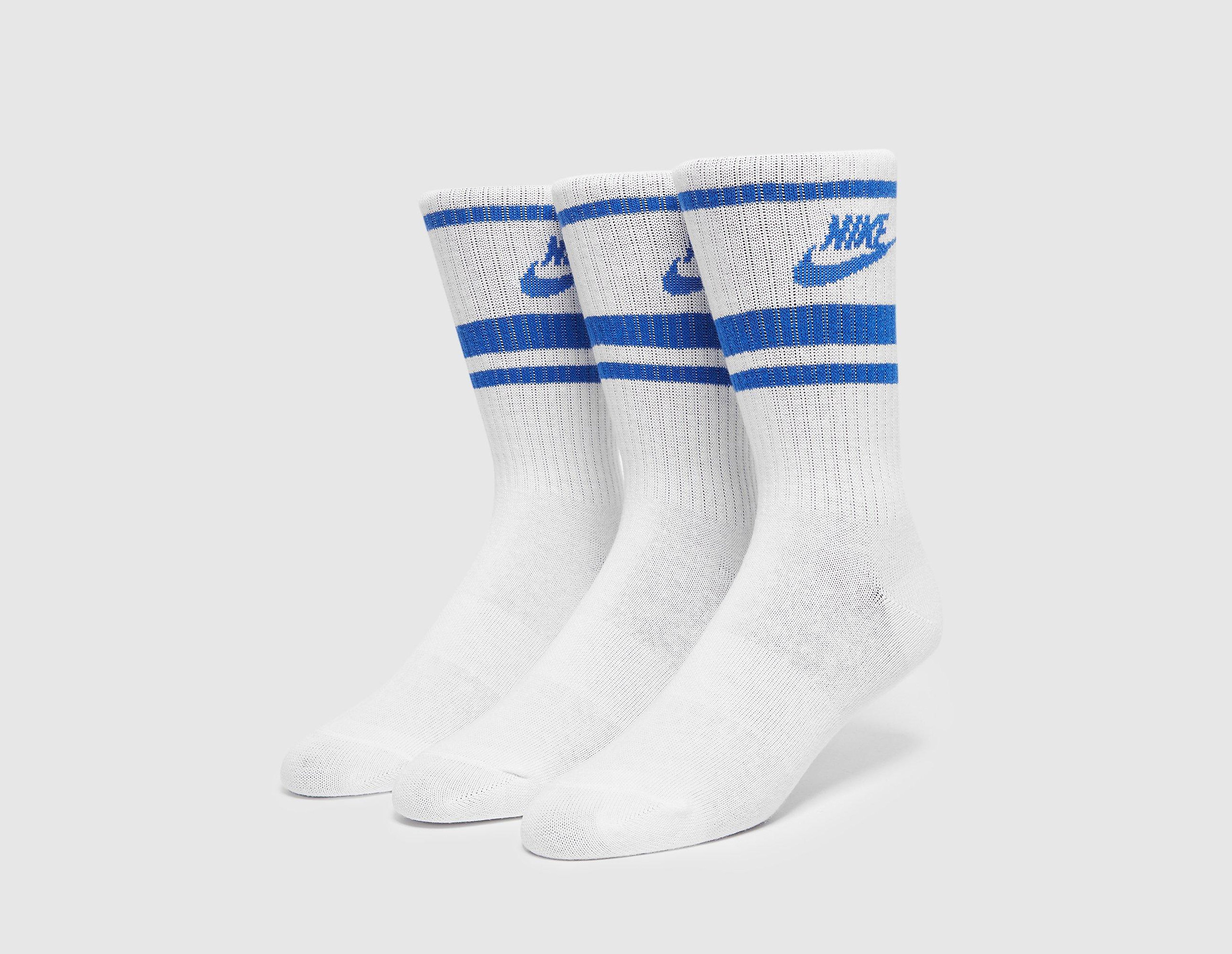 Nike Lot de 3 paires de Chaussette Essential Crew, blanc