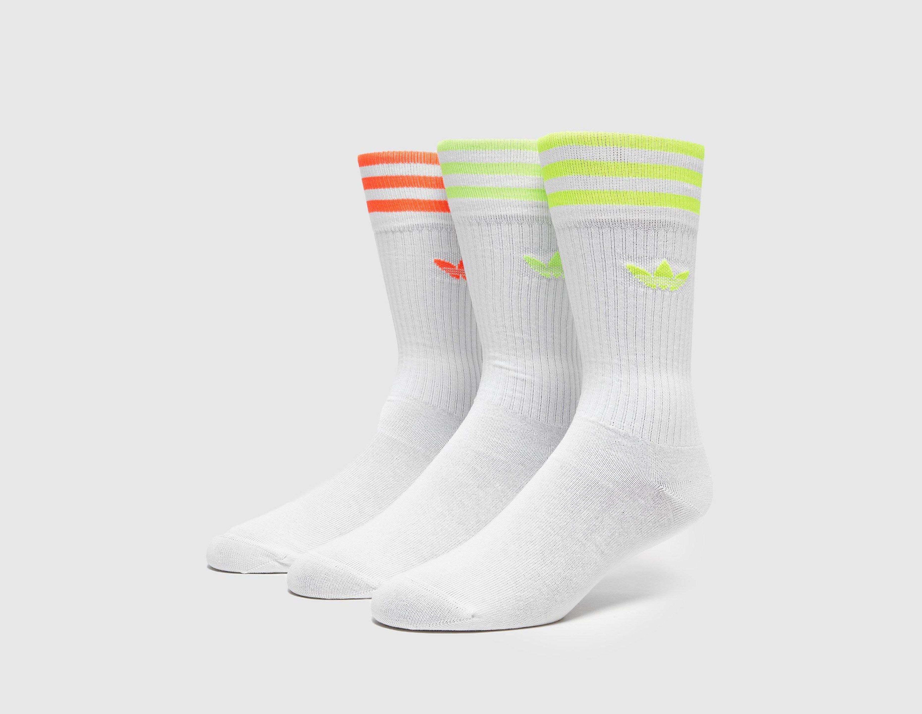 adidas Originals Lot de 3 Paires de Chaussettes, blanc