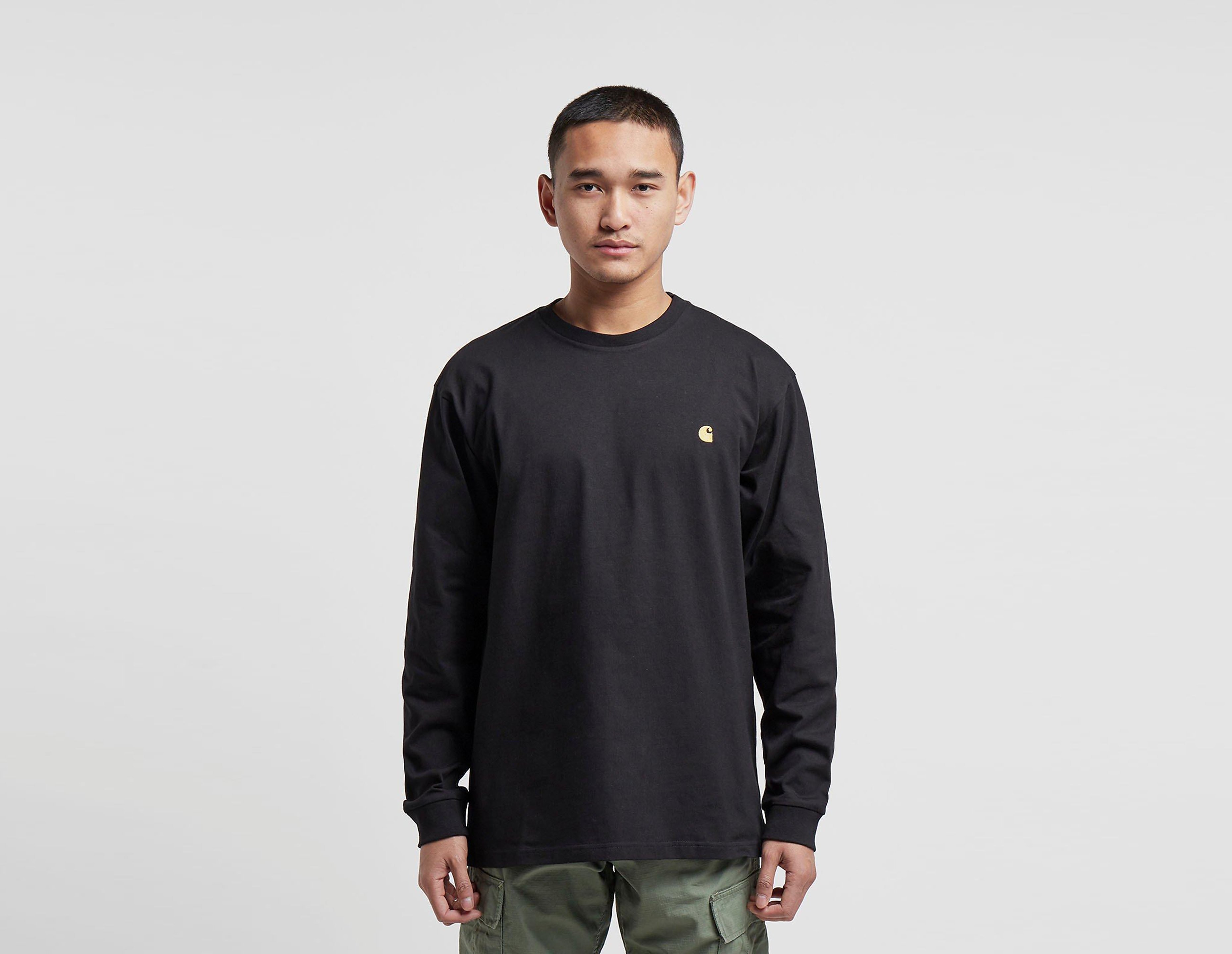 Carhartt WIP Maglietta a maniche lunghe Chase, nero