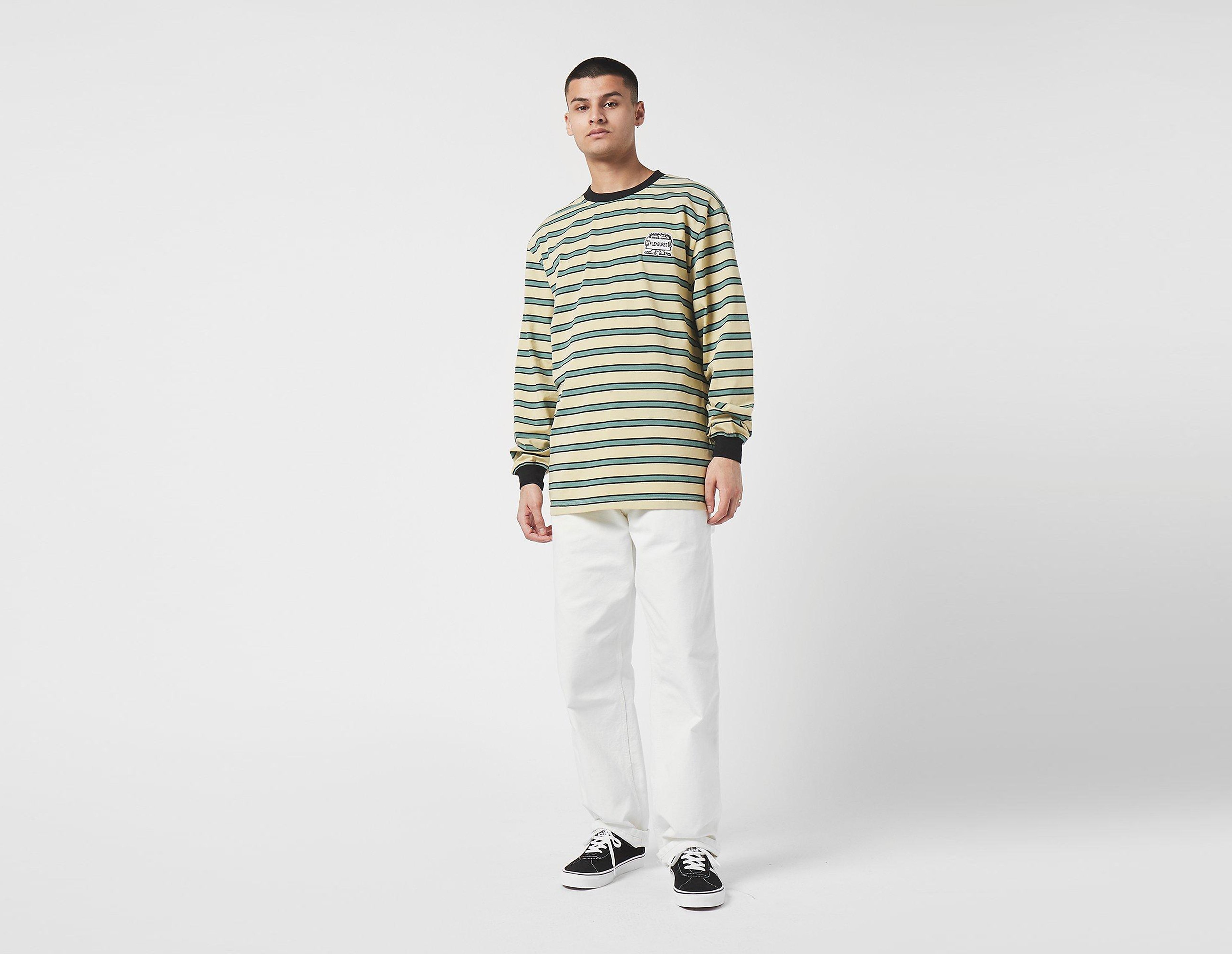 Pleasures T-Shirt Manches Longues Hangman Stripe, vert