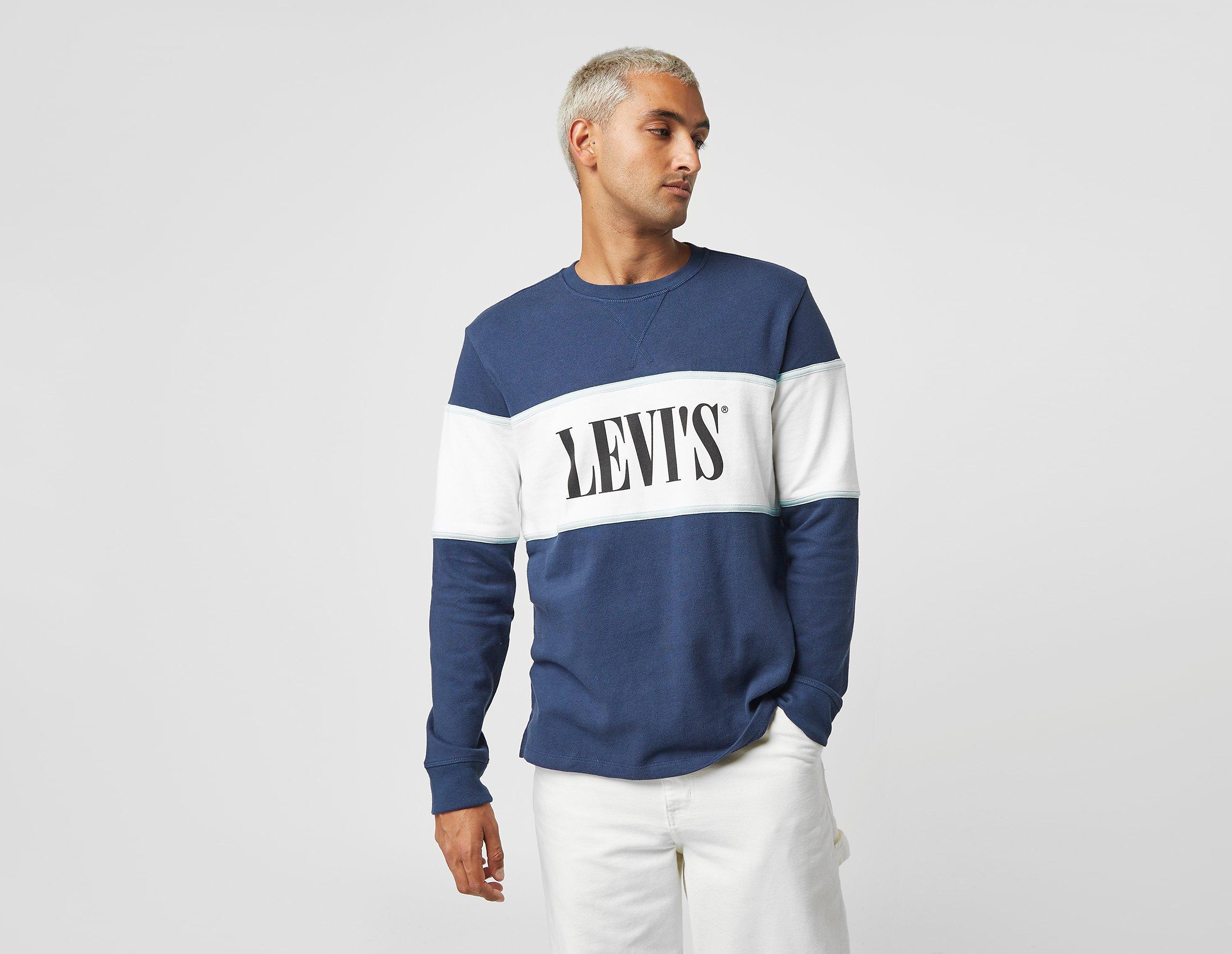 Levi's Border Block Sweatshirt, celeste