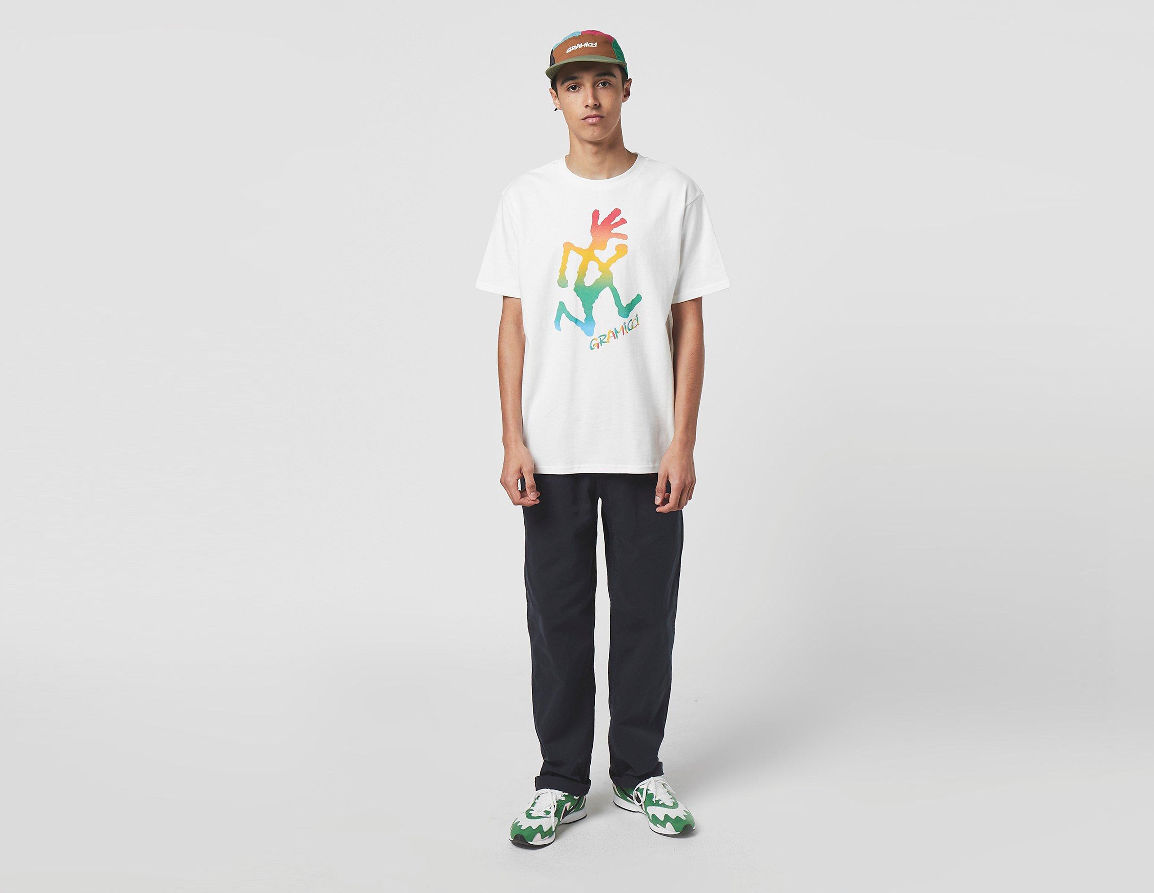 Gramicci T-Shirt Run Man Tie Dye, blanc
