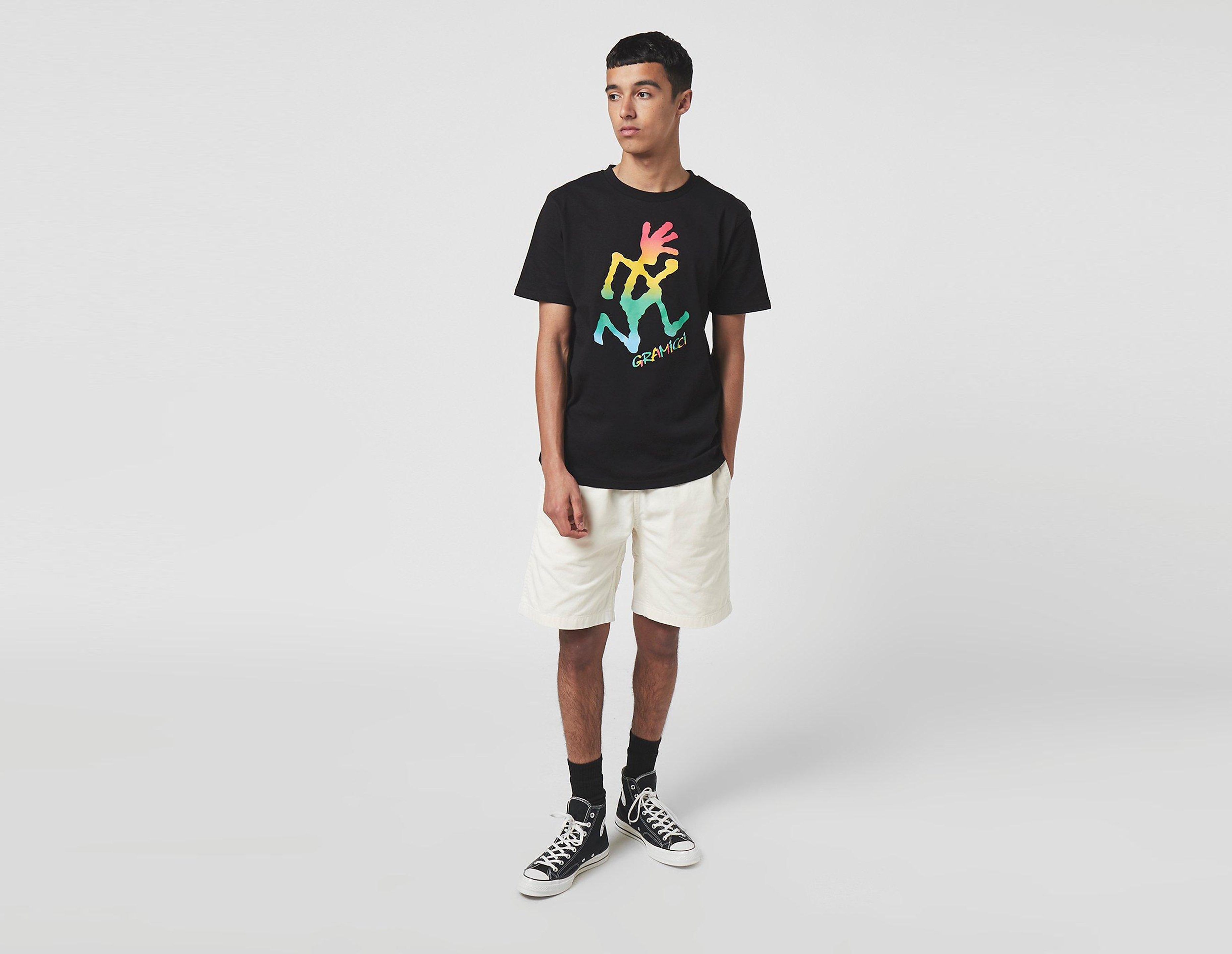 Gramicci T-Shirt Run Man Tie Dye, noir