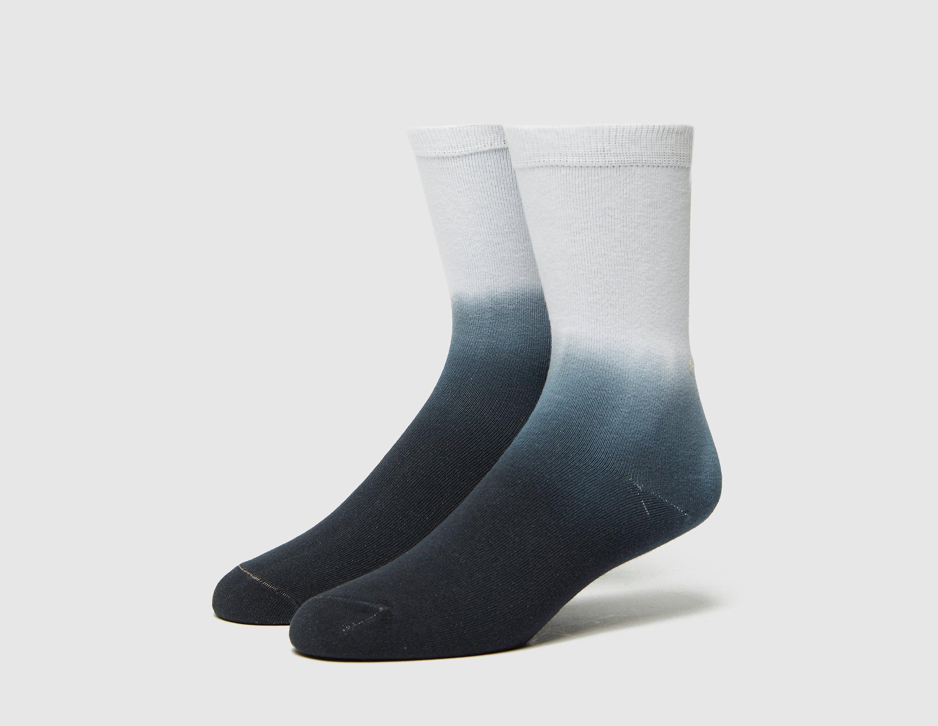 Stussy Chaussettes Dip Dye, noir