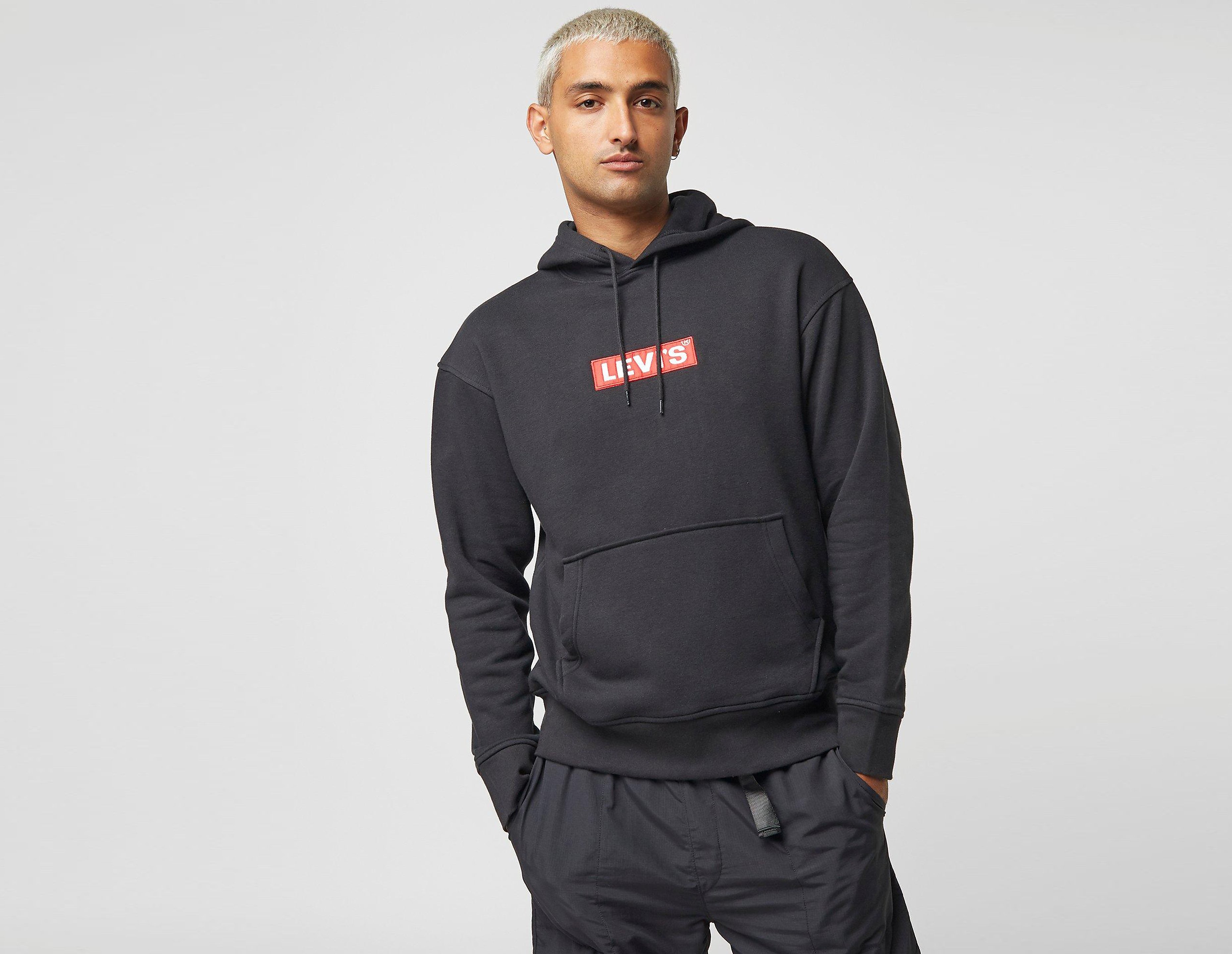 Levis Relaxed Graphic Hoodie, nero