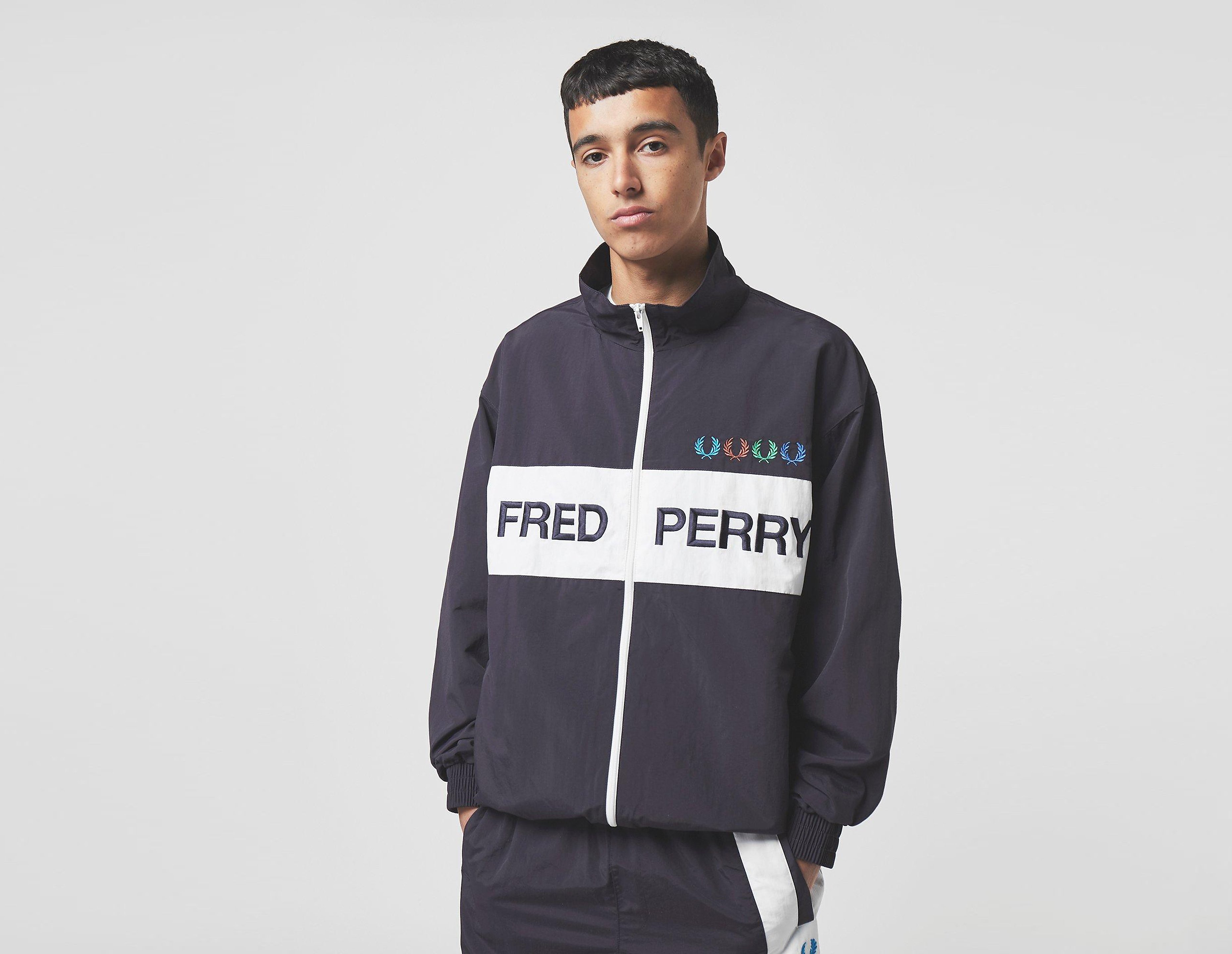 Fred Perry x Beams Veste Shell, bleu