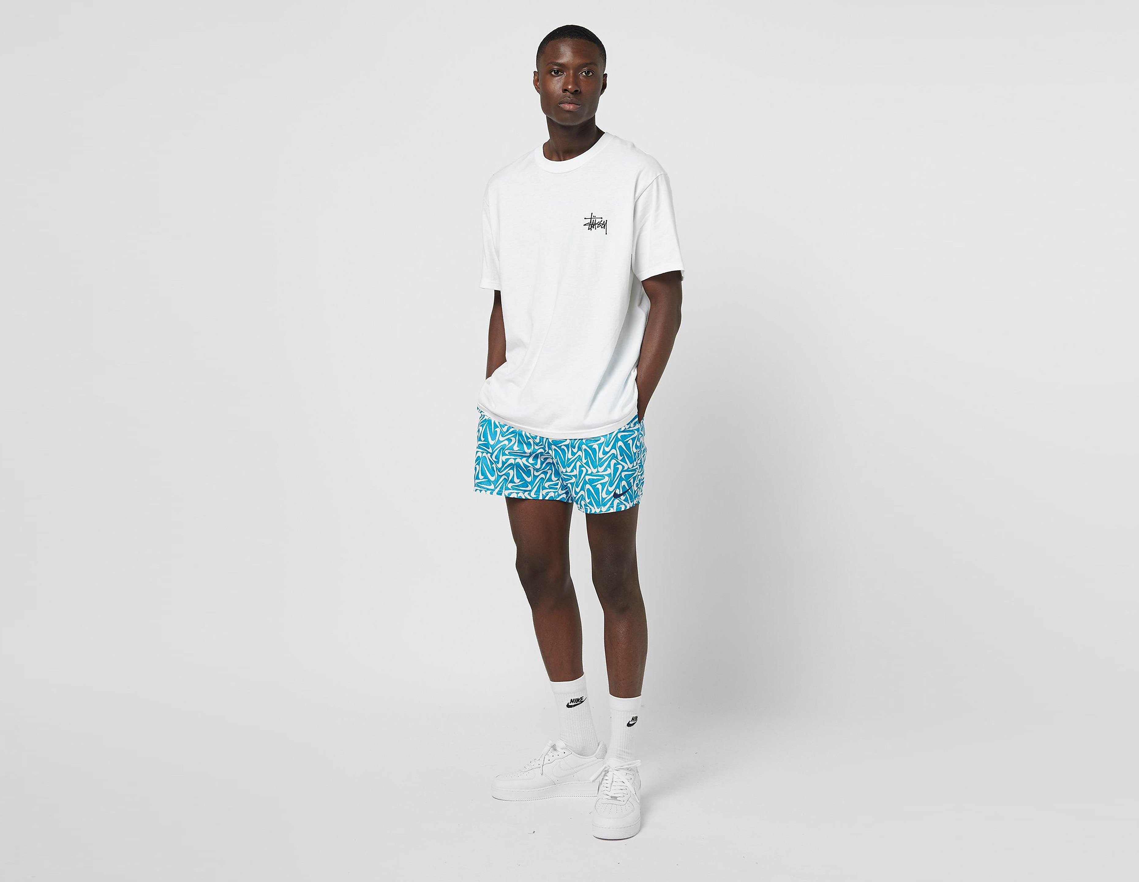 Nike All Over Print Swim Shorts, celeste