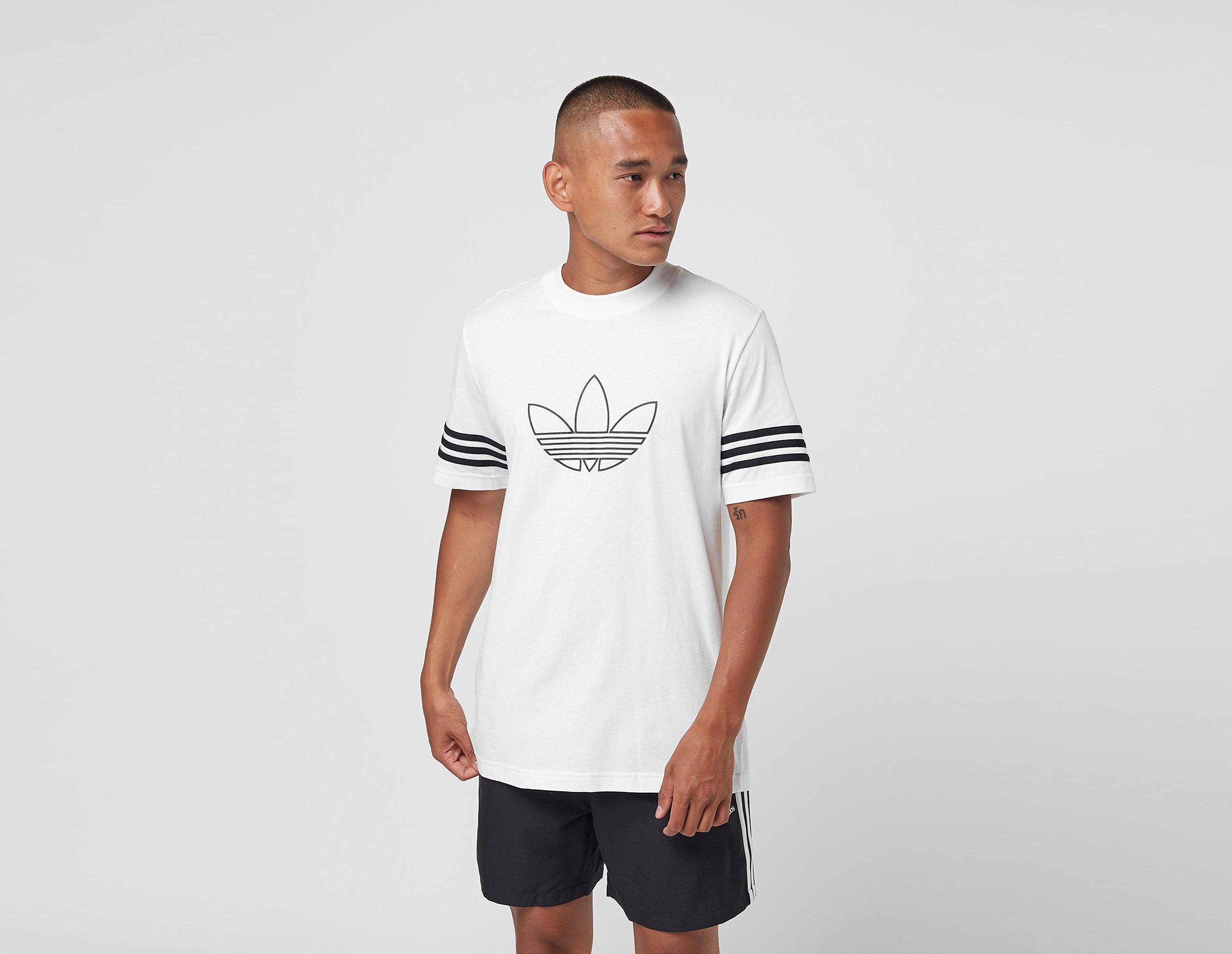 adidas Originals Maglietta Outline, bianco