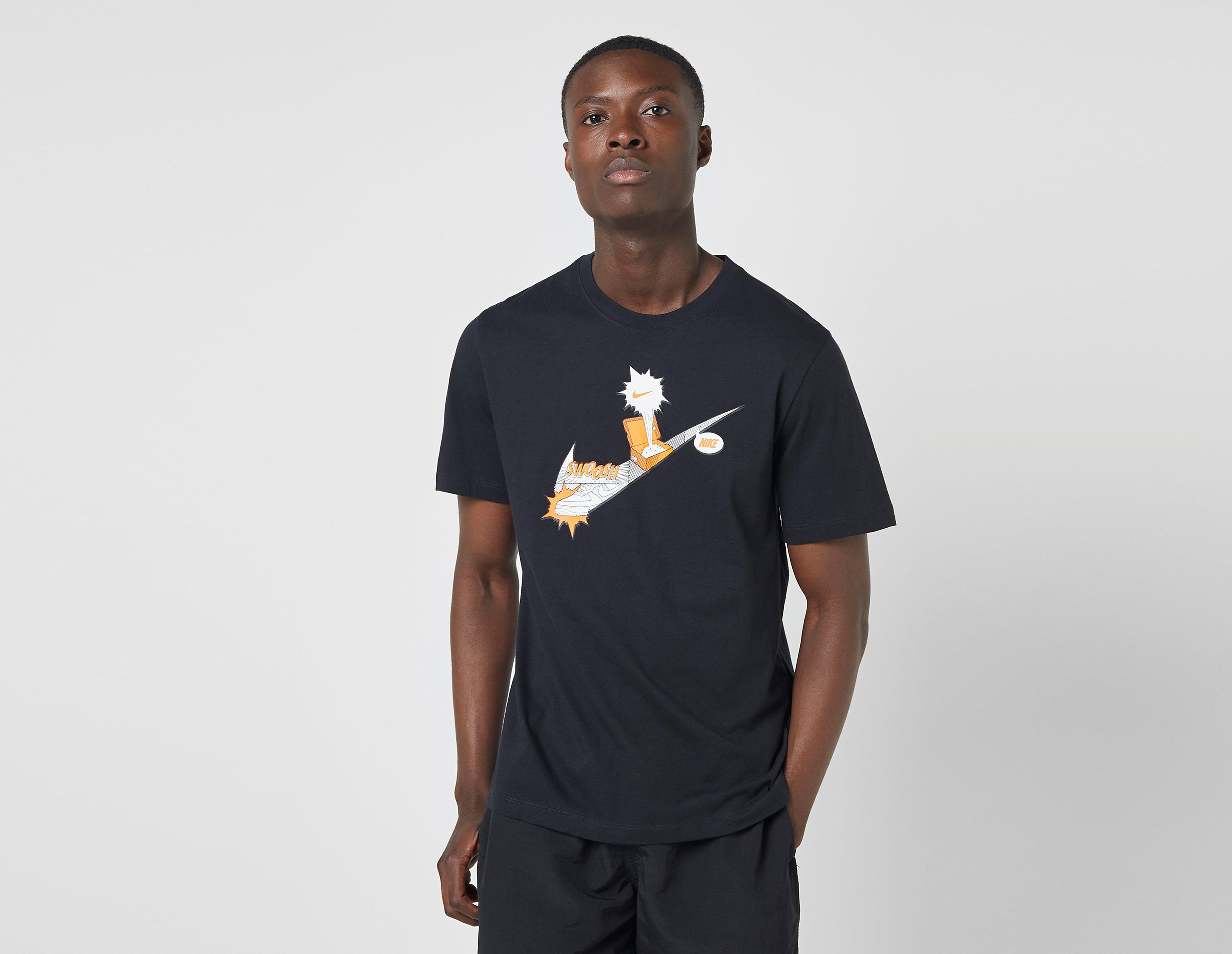 Nike Maglietta Animated Swoosh, nero