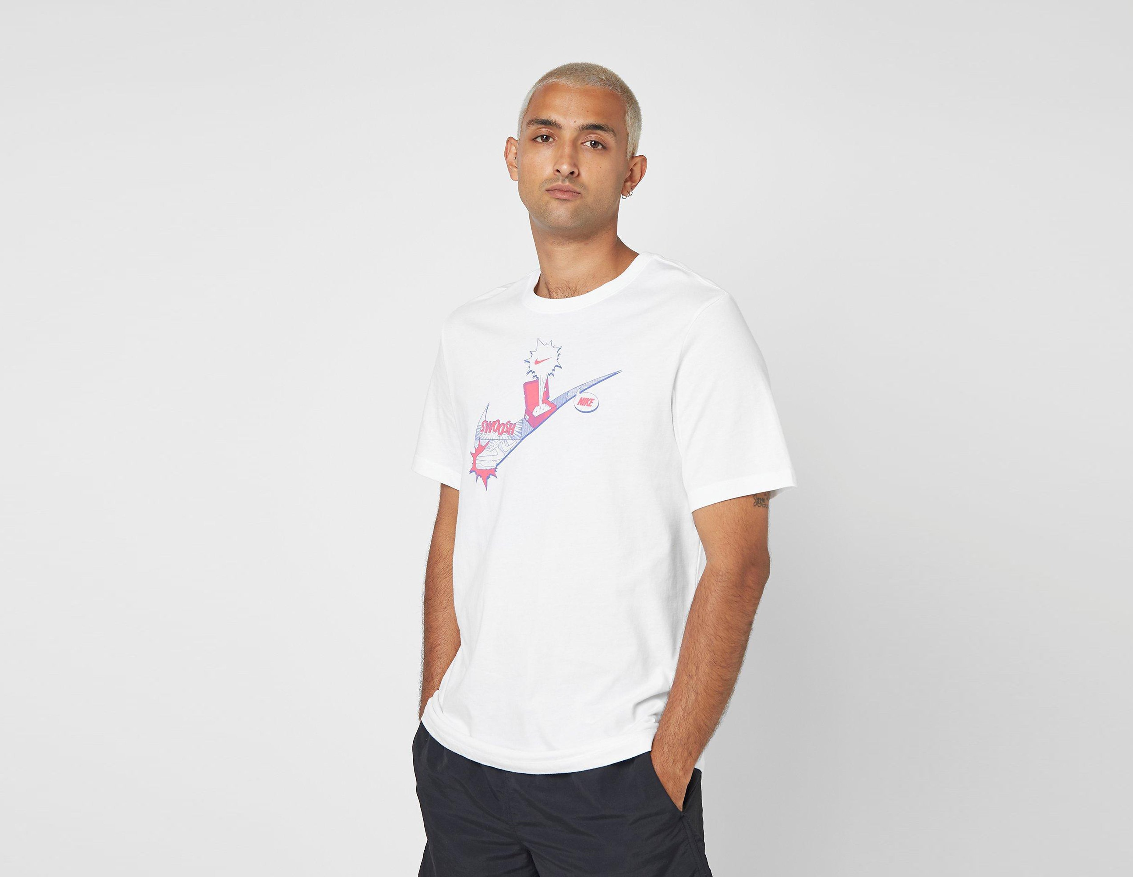 Nike Maglietta Animated Swoosh, bianco