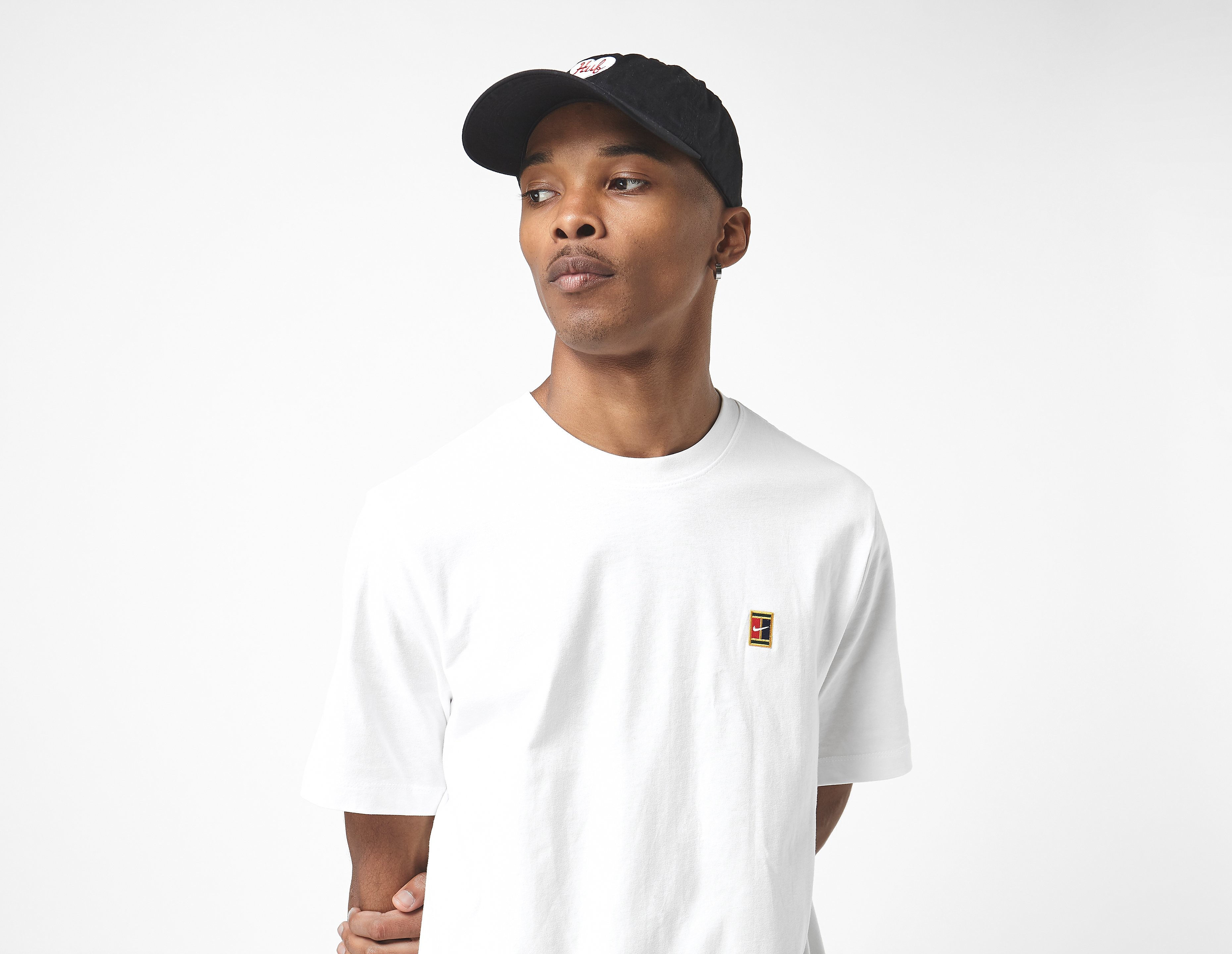 Nike Maglietta Court Heritage Logo, bianco