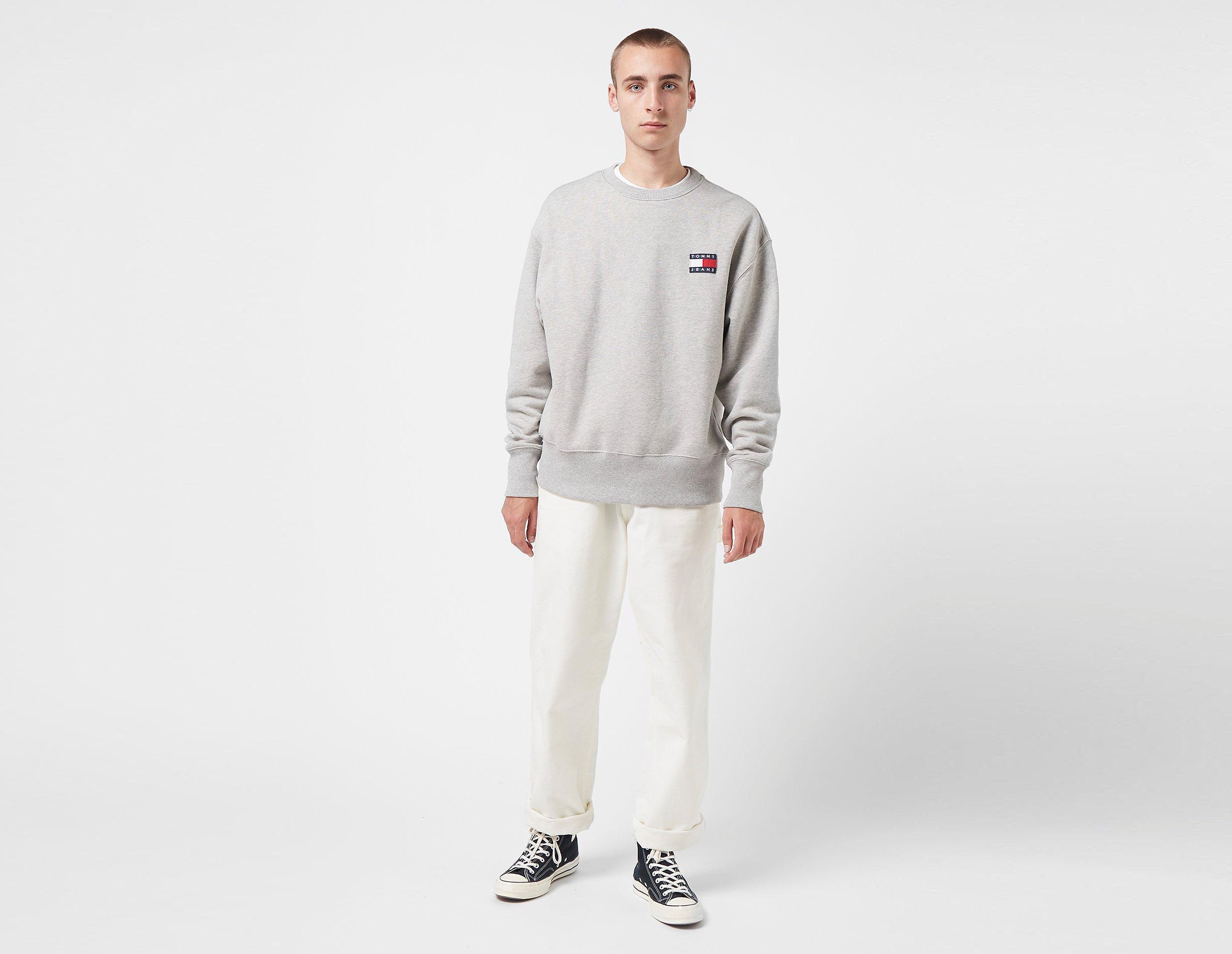 Tommy Jeans Felpa Badge, grigio