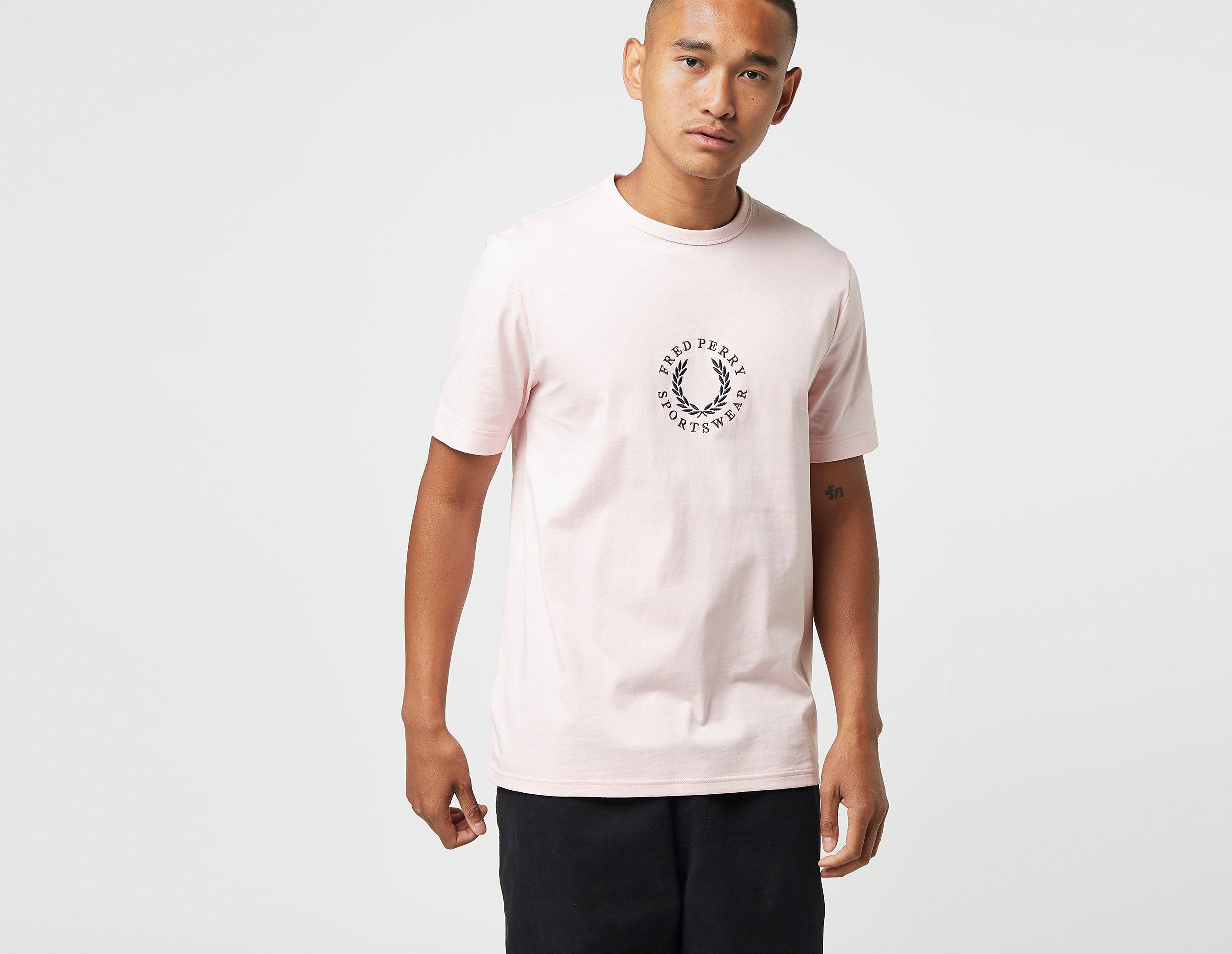 Fred Perry Maglietta Emroidered, rosa