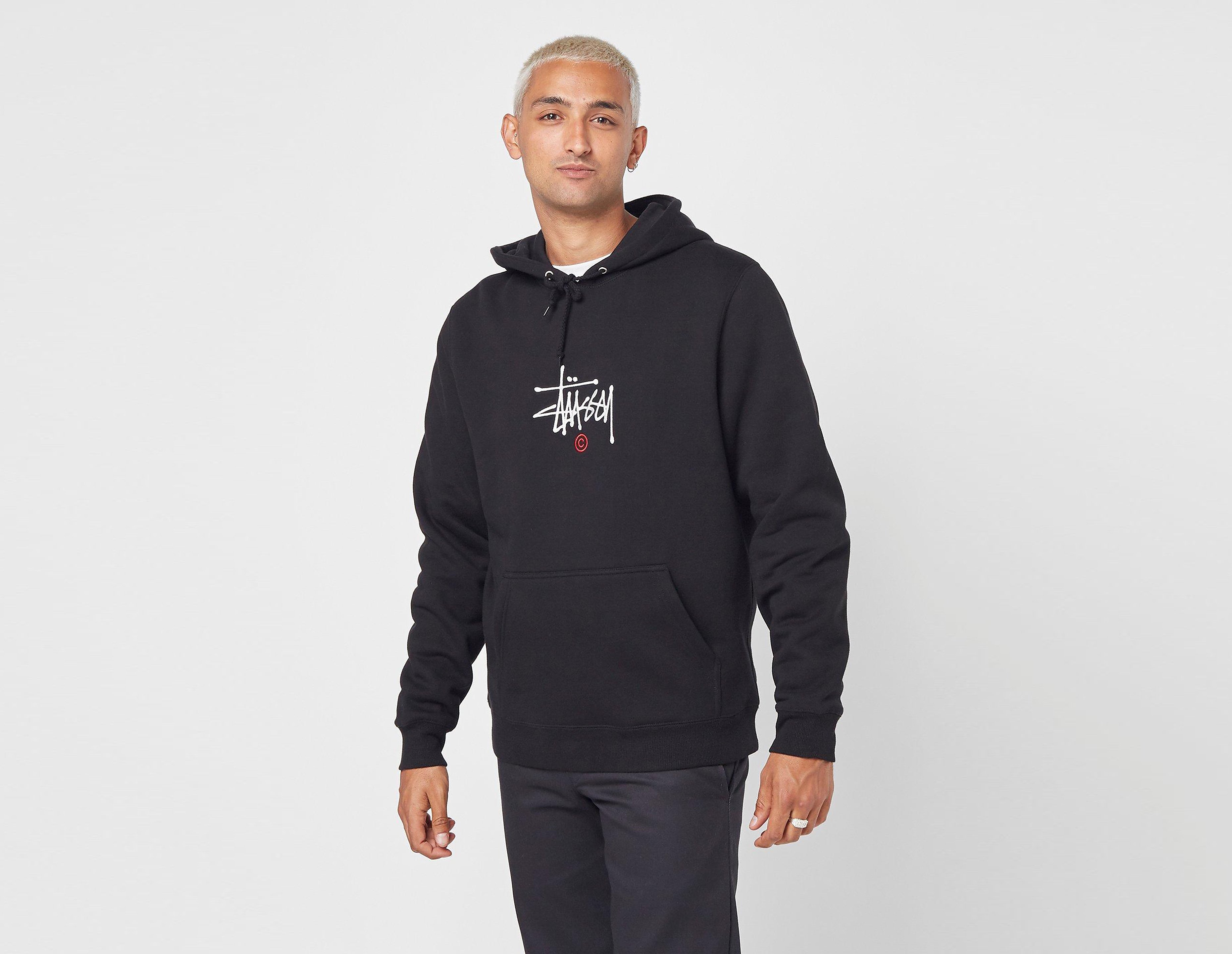 Stussy Sweat à Capuche Copyright Applique, noir