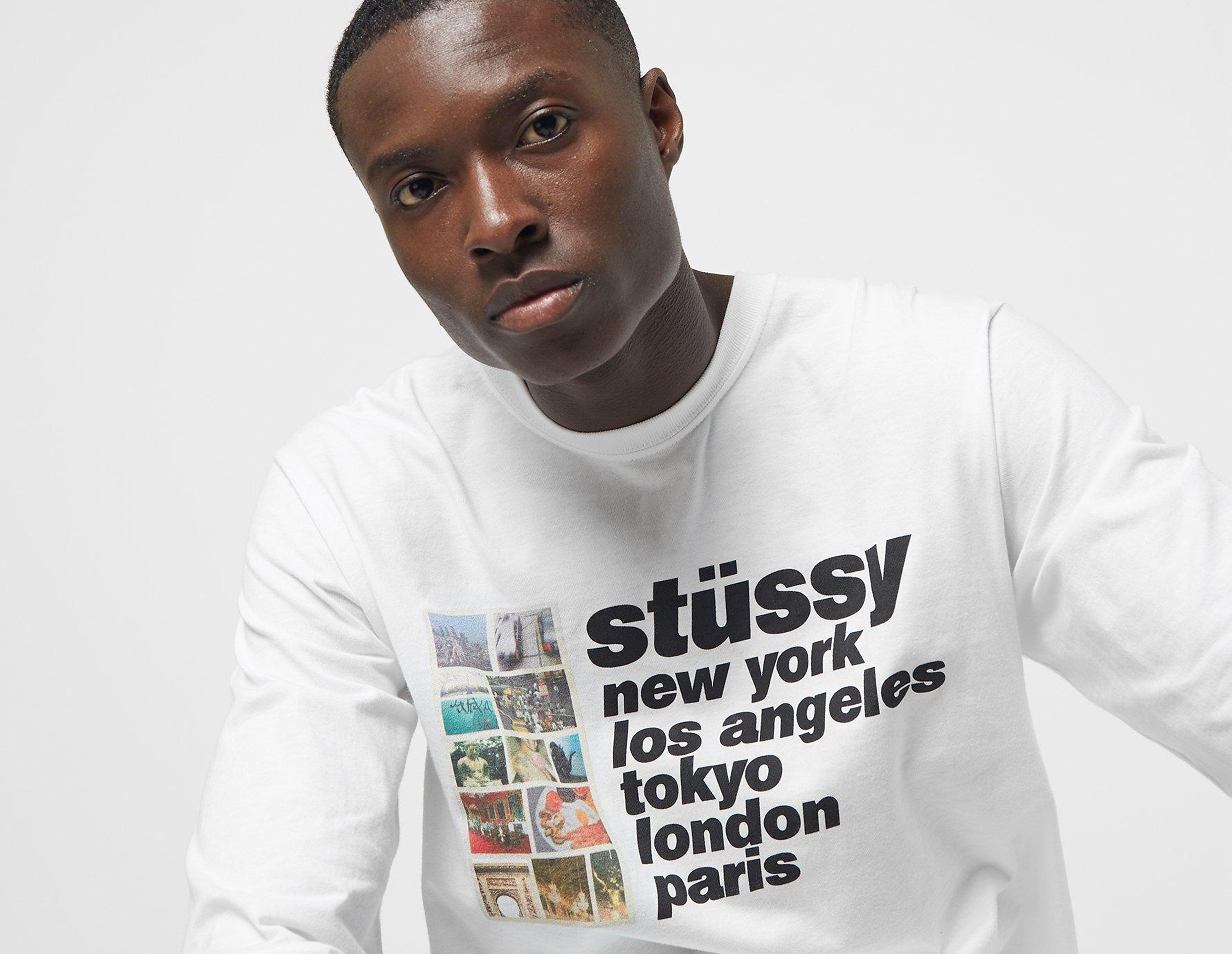 Stussy Maglietta Italic, bianco
