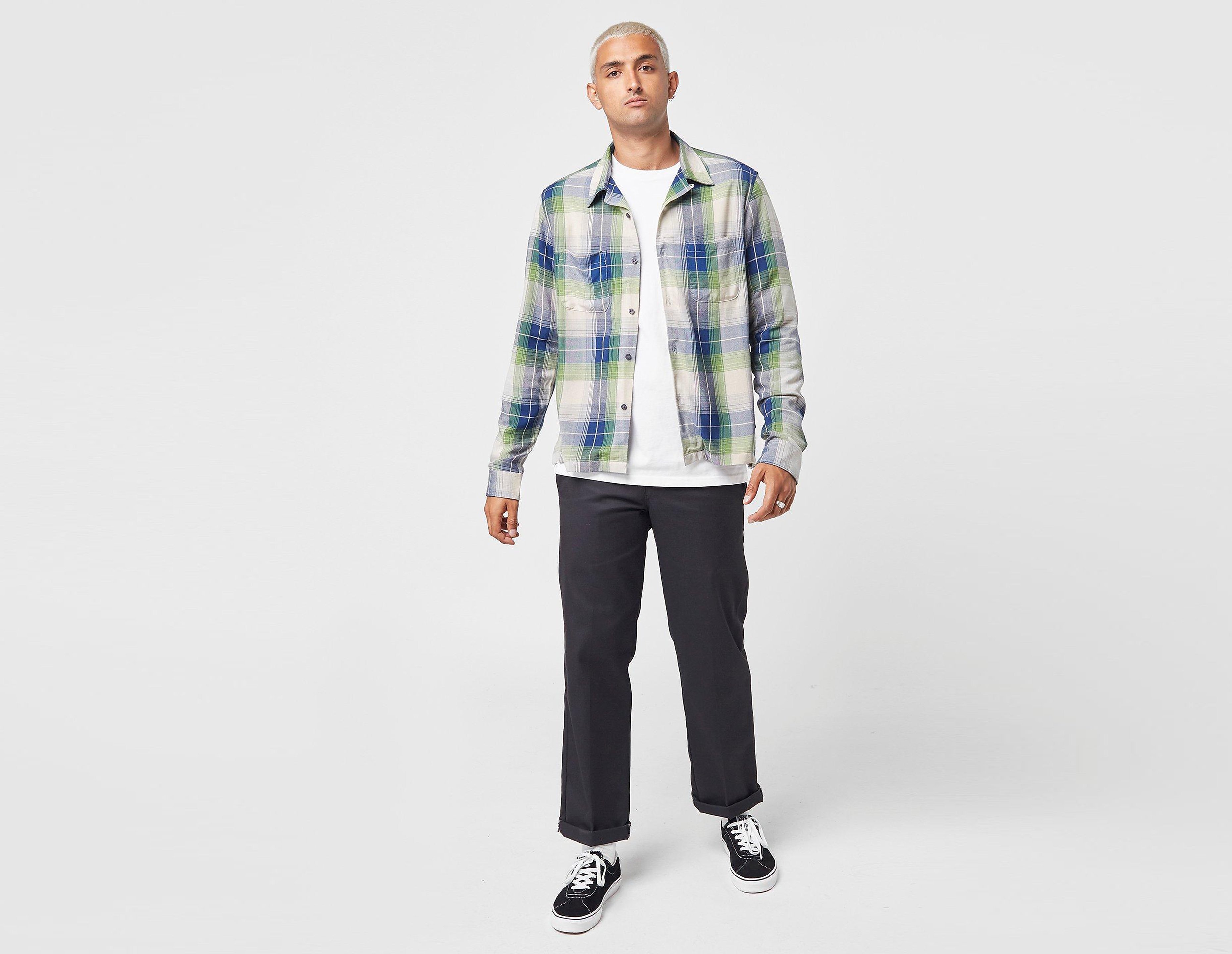 Stussy Chemise Rayon Plaid, vert