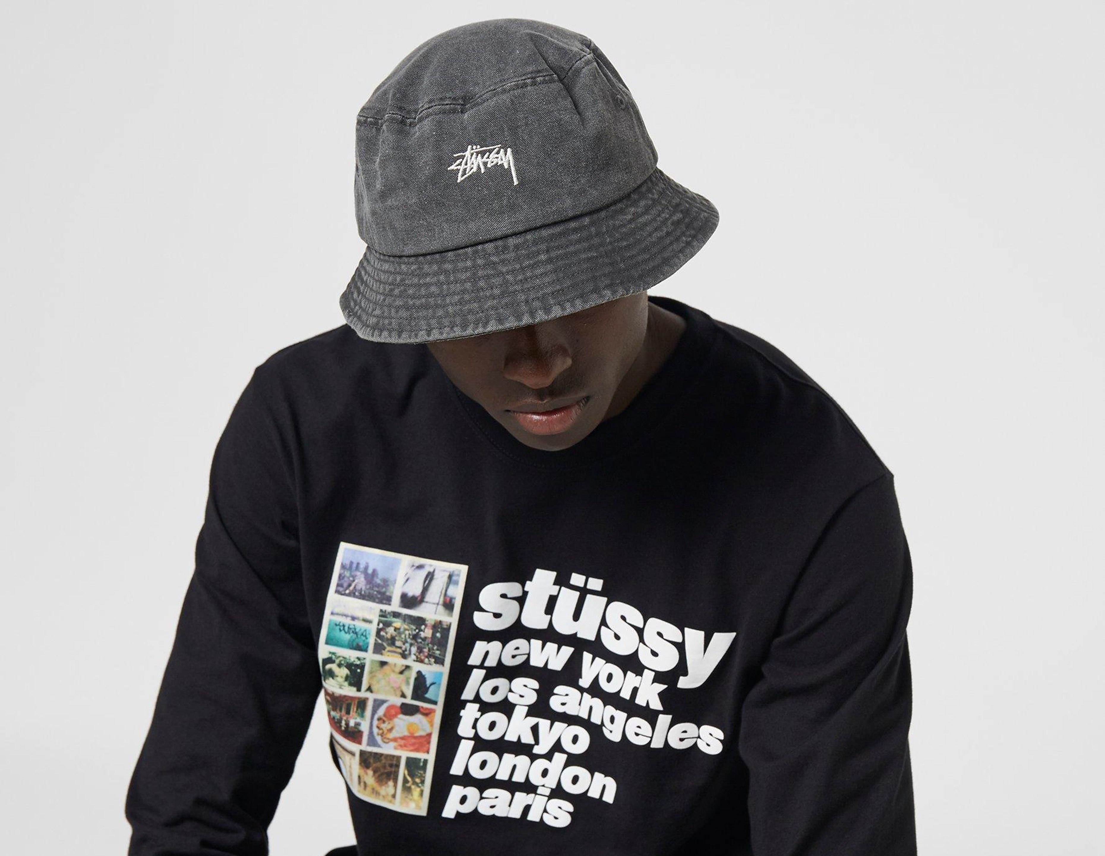 Stussy Bob Washed, noir