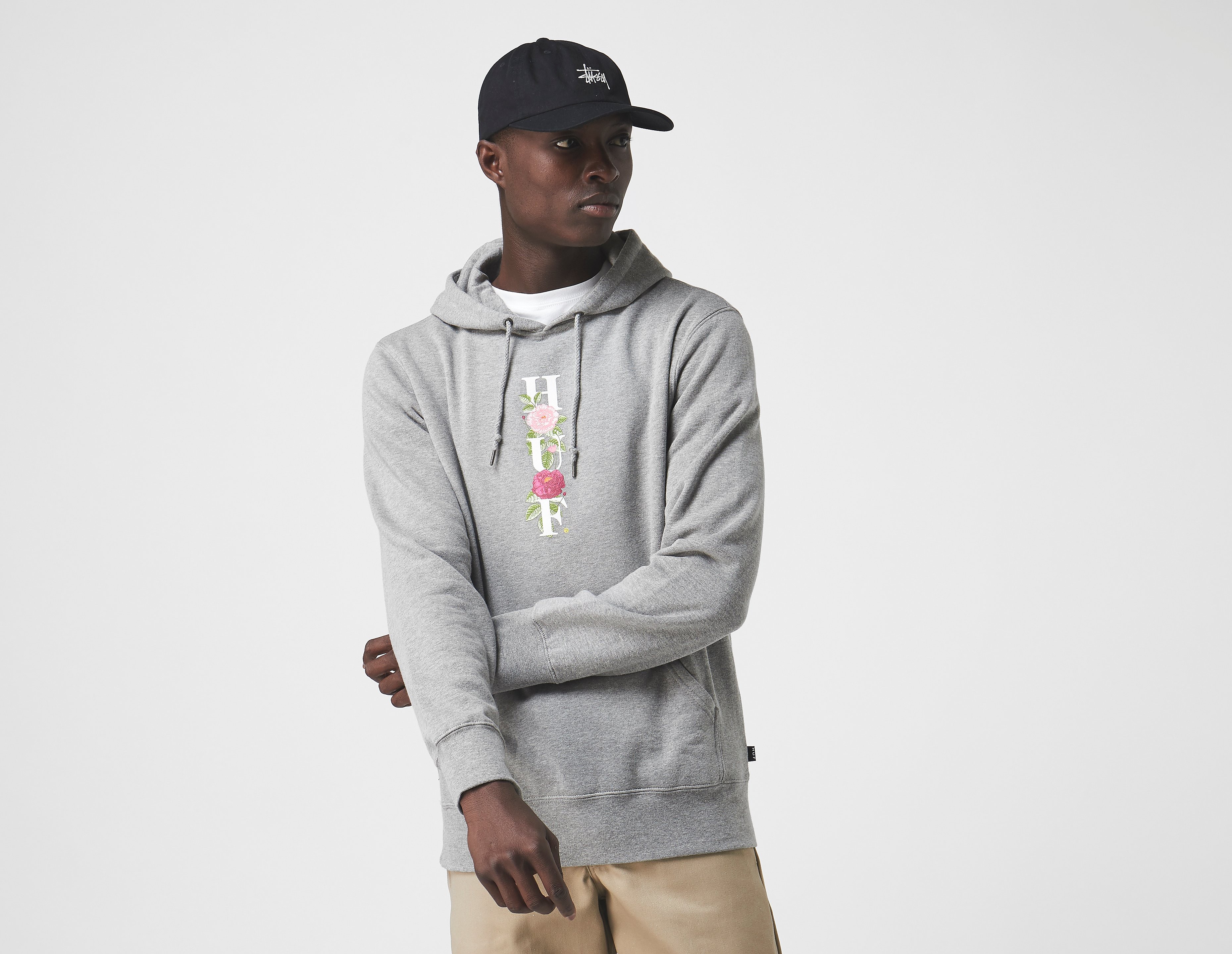 Huf Central Park Hoodie, grigio