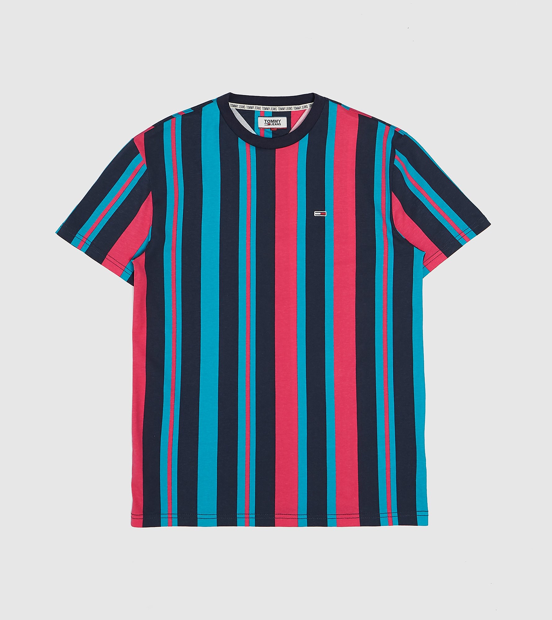 Tommy Jeans Maglietta Vertical Stripe, multicolore
