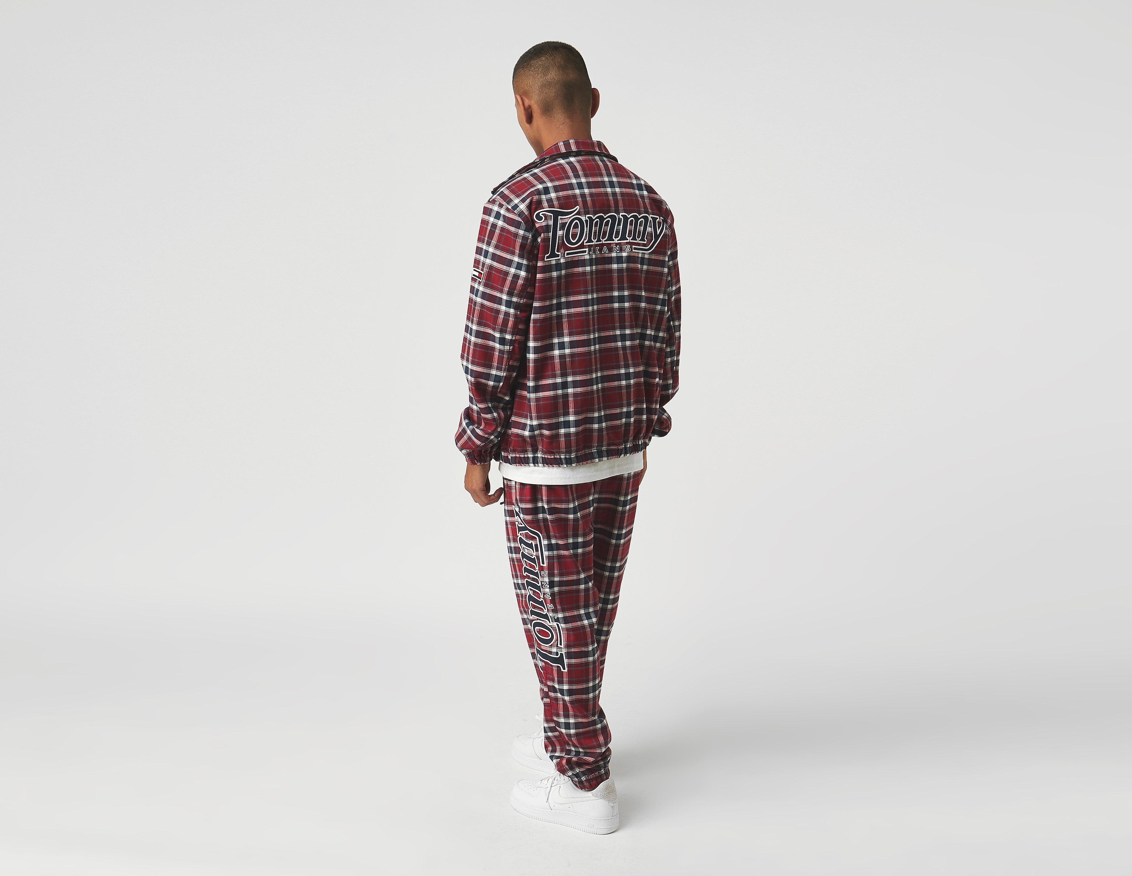 Tommy Jeans Plaid Track Jacket, MULT/MULT