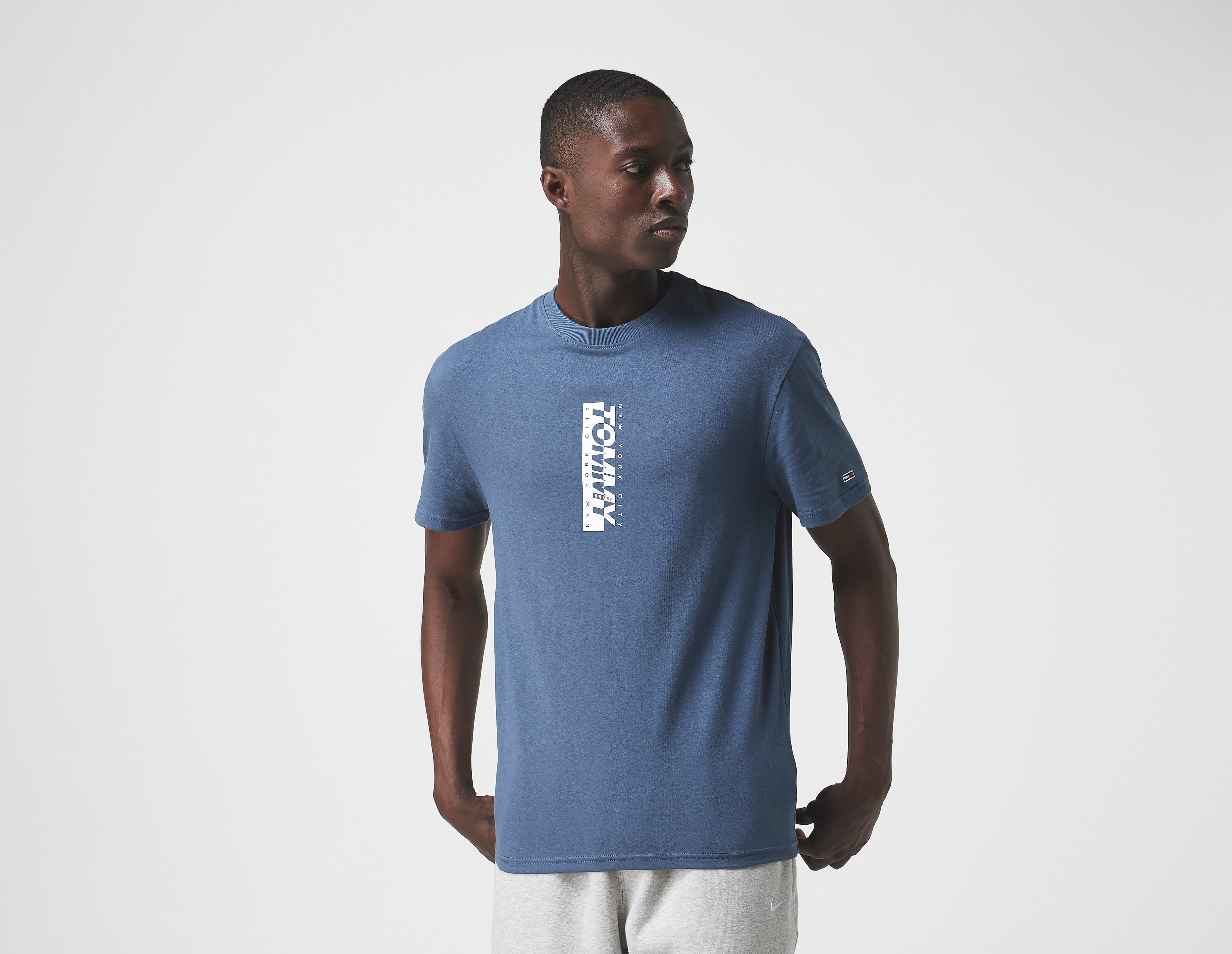 Tommy Jeans Maglietta Jersey Logo, celeste