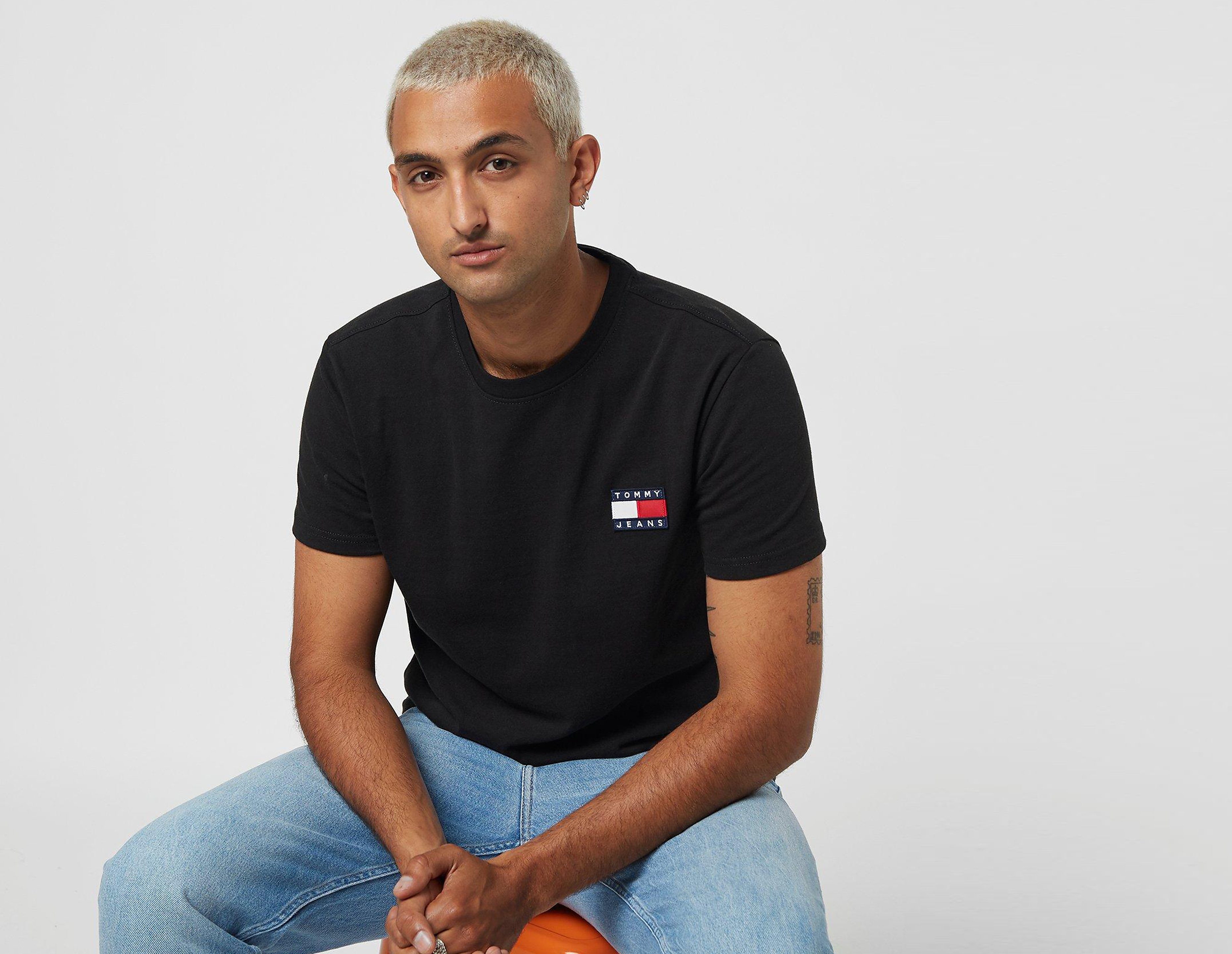 Tommy Jeans Maglietta Tommy Flag, nero