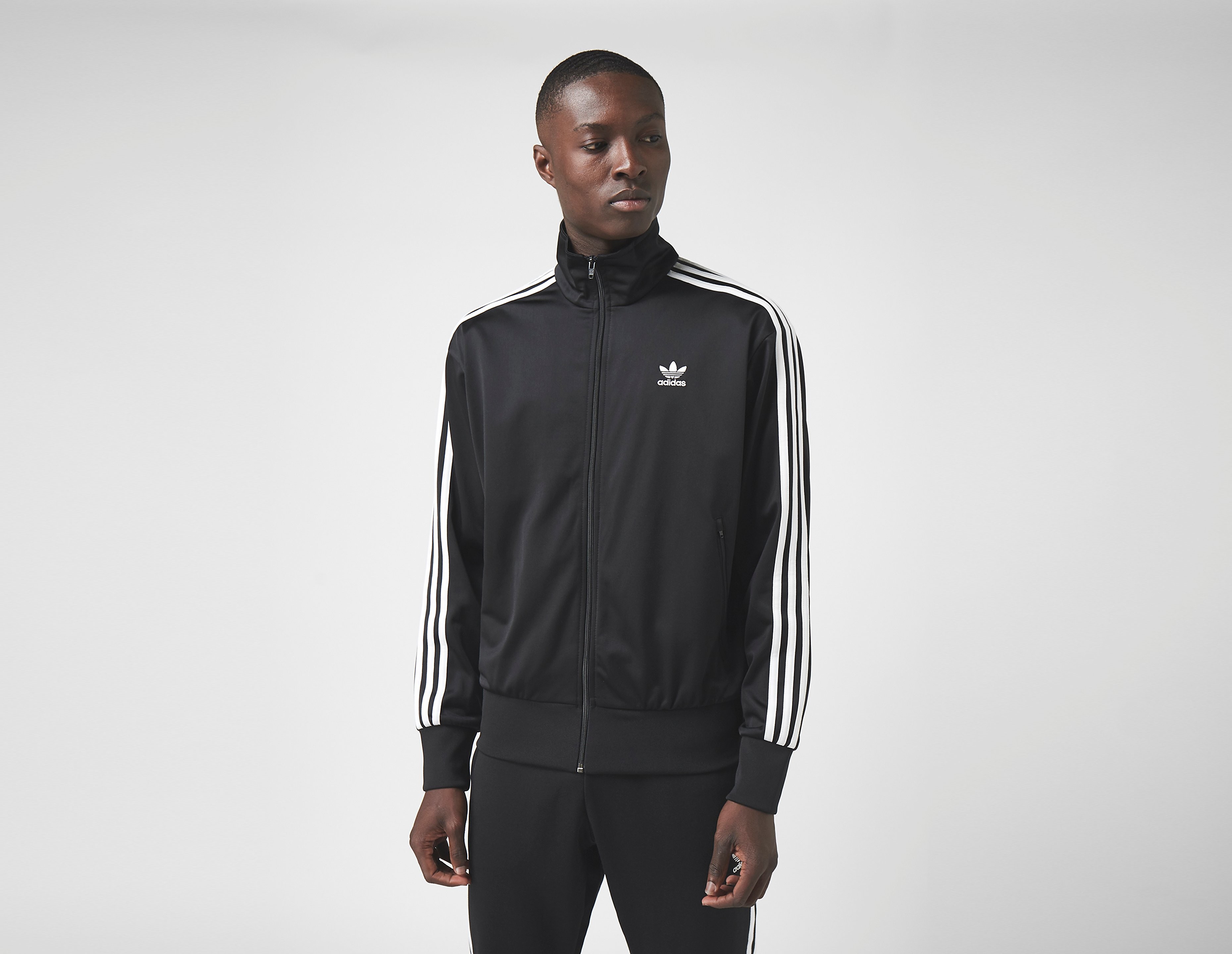 adidas Originals Firebird Full Zip Track Top, nero