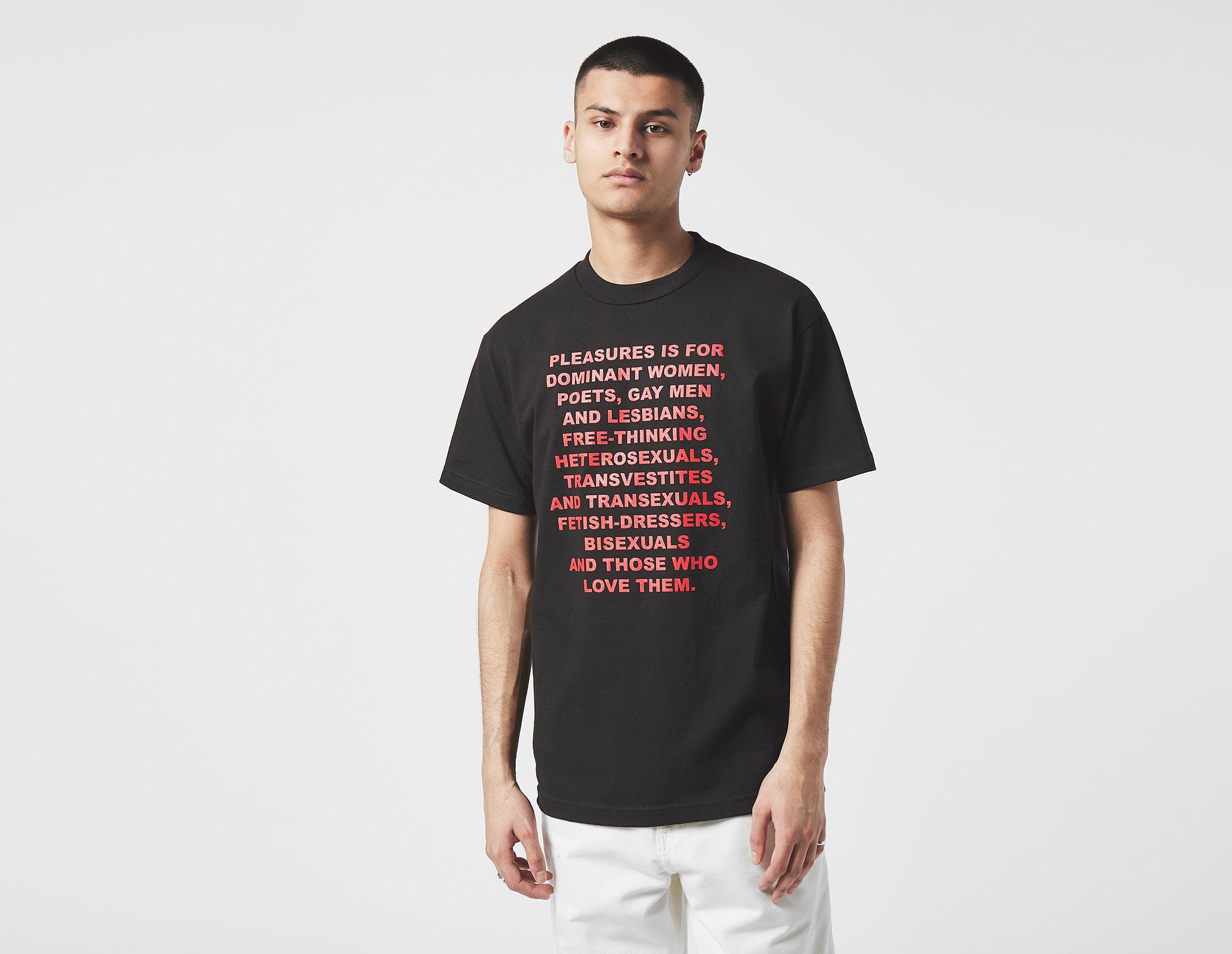 Pleasures Maglietta Free Think, nero