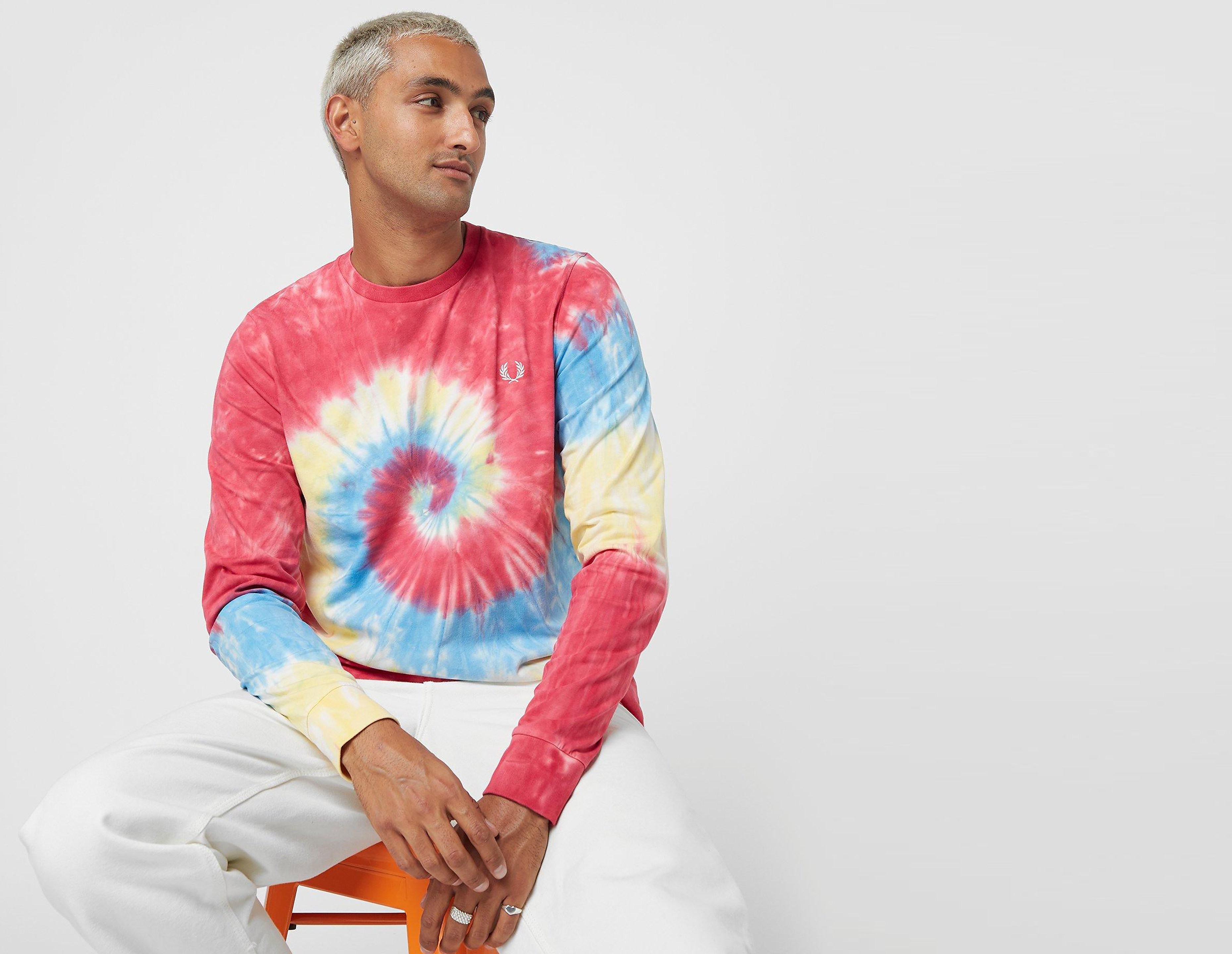 Fred Perry x size? T-Shirt Manches Longues'Kaleidoscope', multicolore