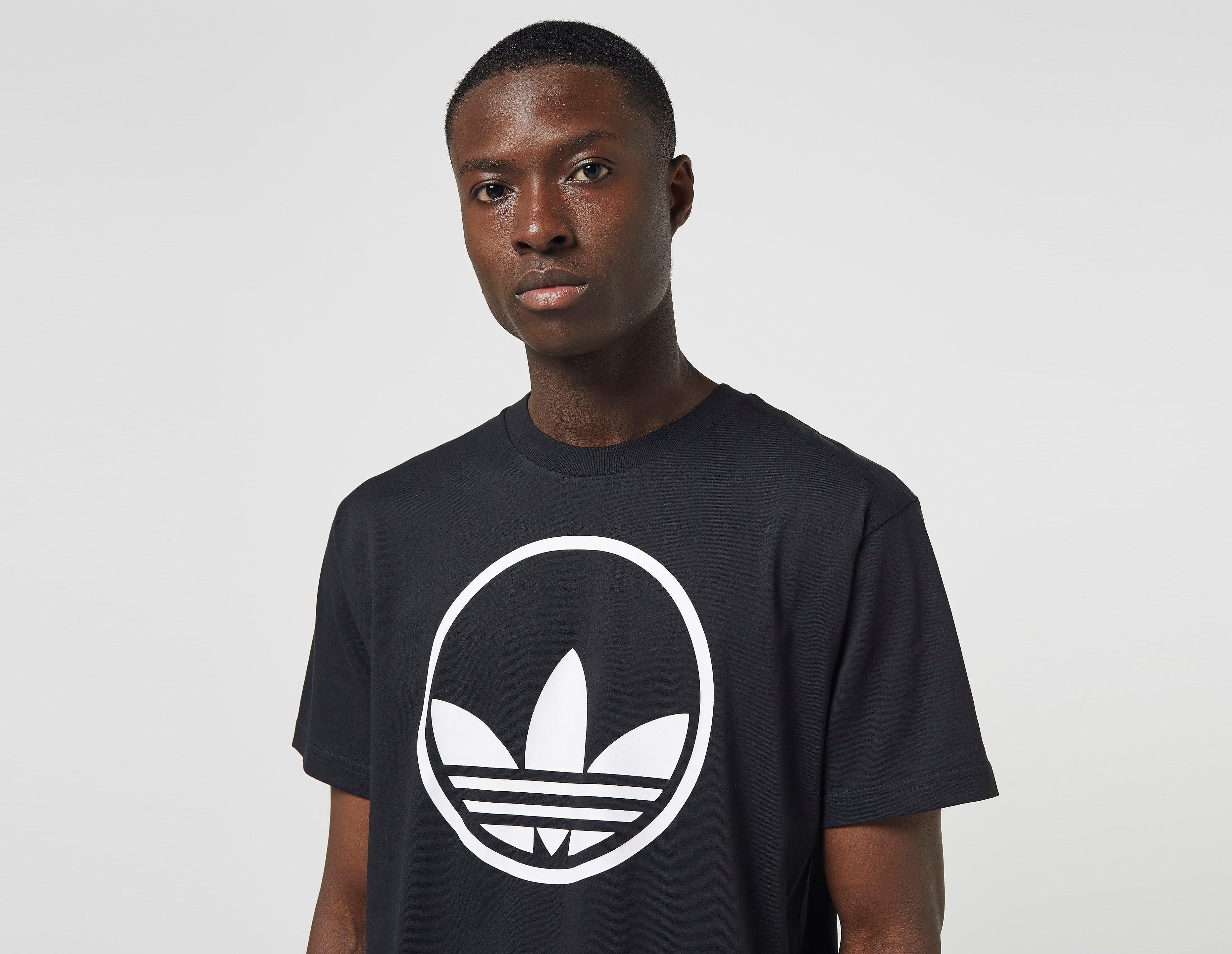 adidas Originals Maglietta Circle Trefoil, nero