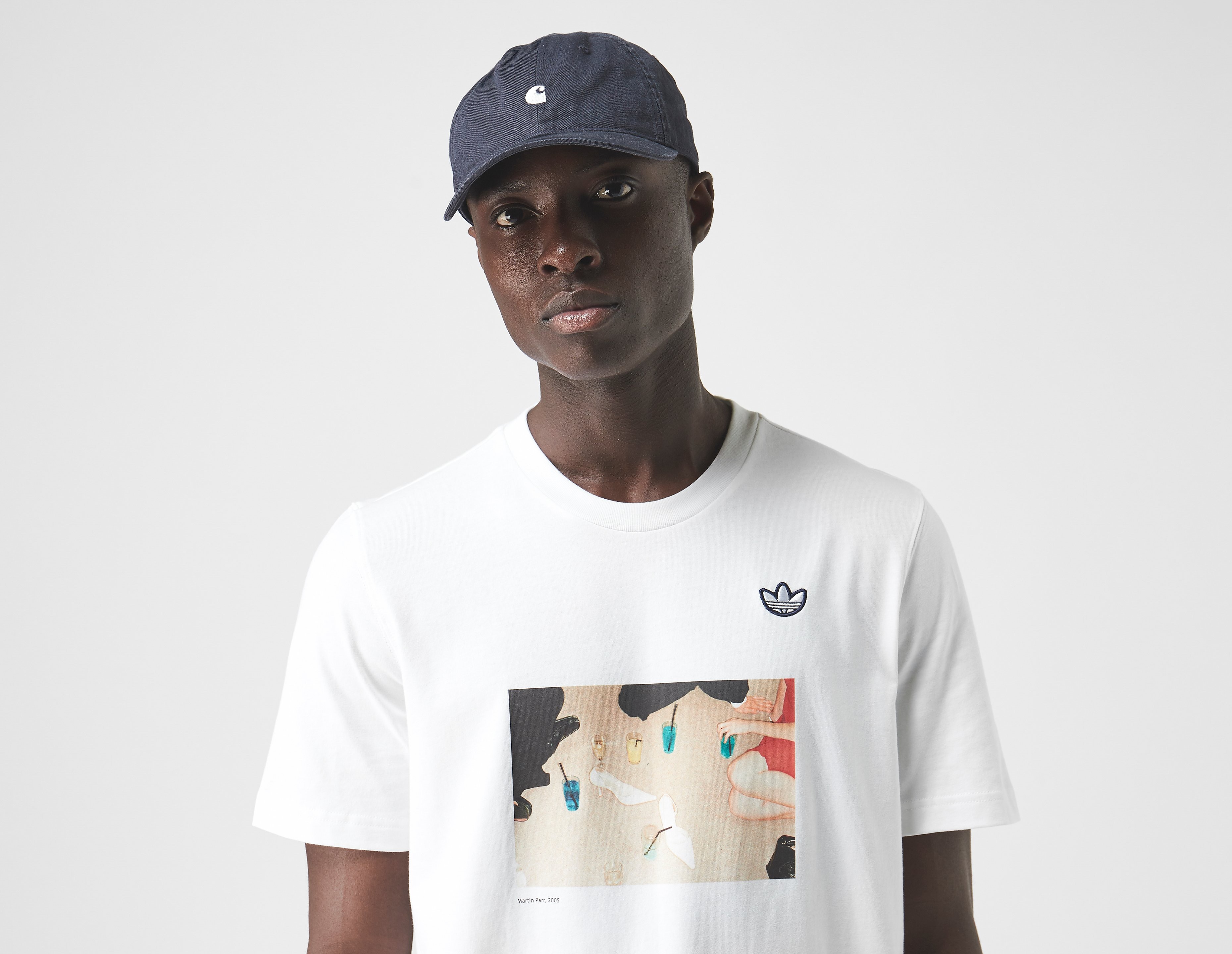 adidas Originals Maglietta Samstag Photo, bianco