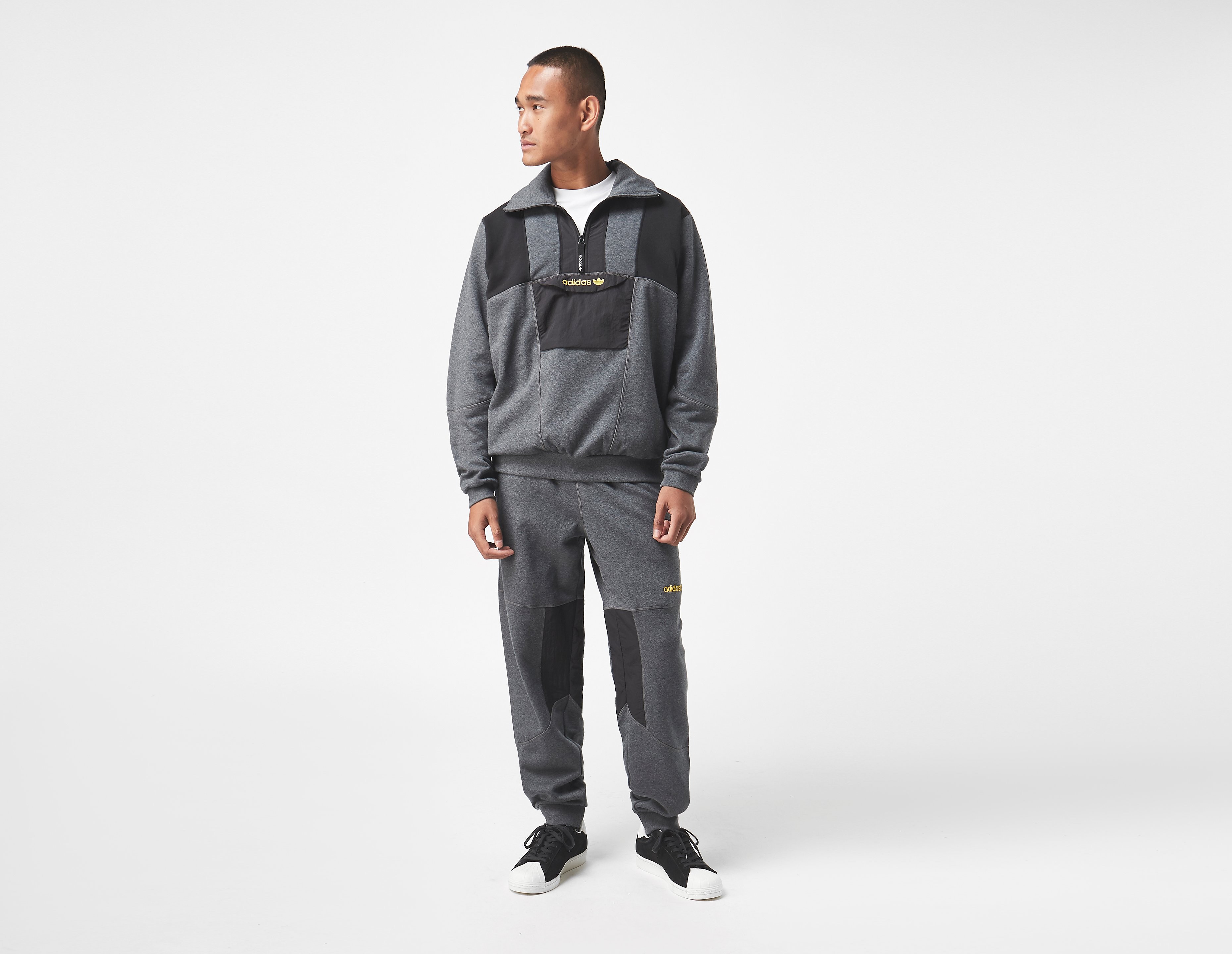 adidas Originals Adventure Field Half-Zip Sweatshirt, grigio