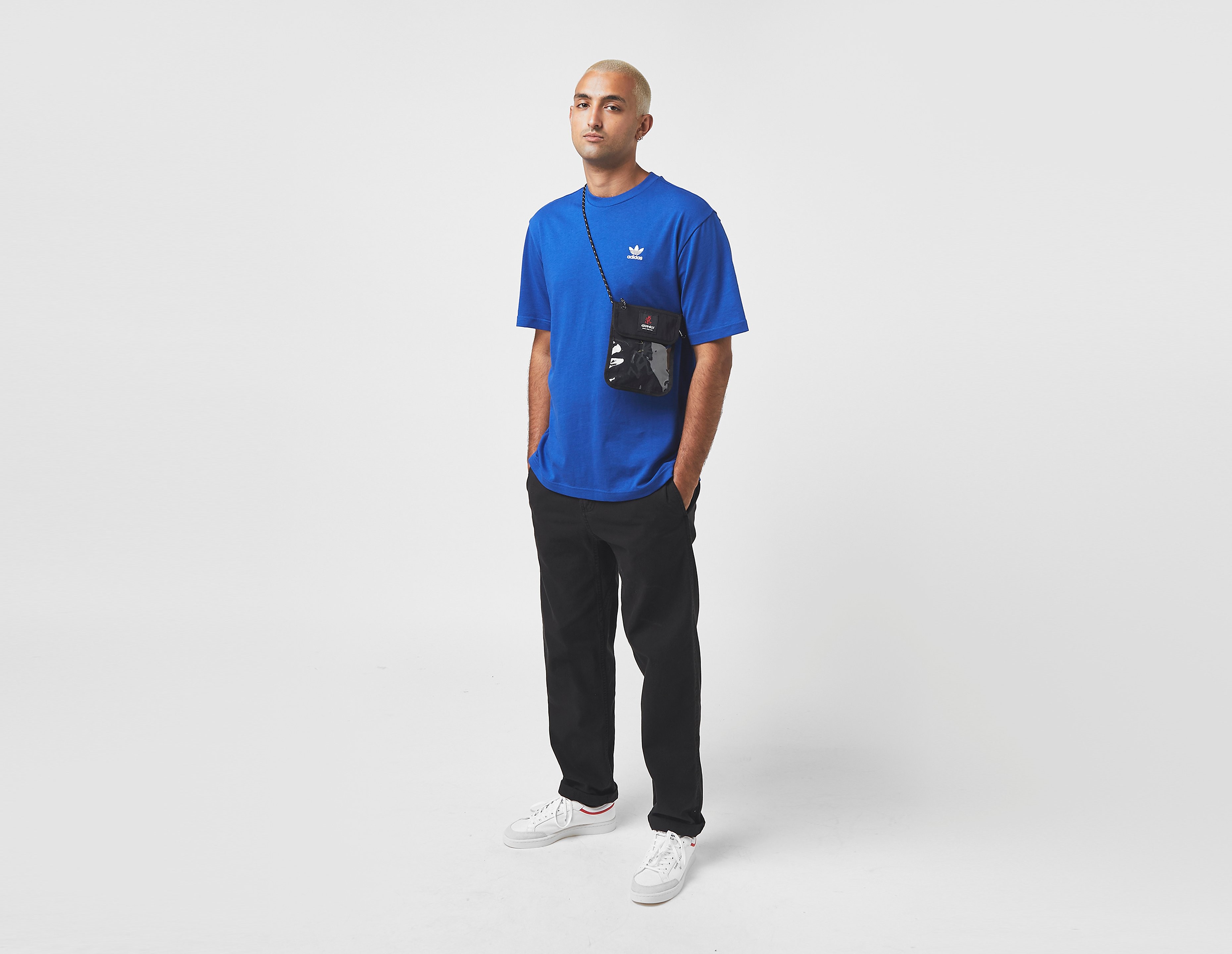 adidas Originals Trefoil Boxy T-Shirt, celeste