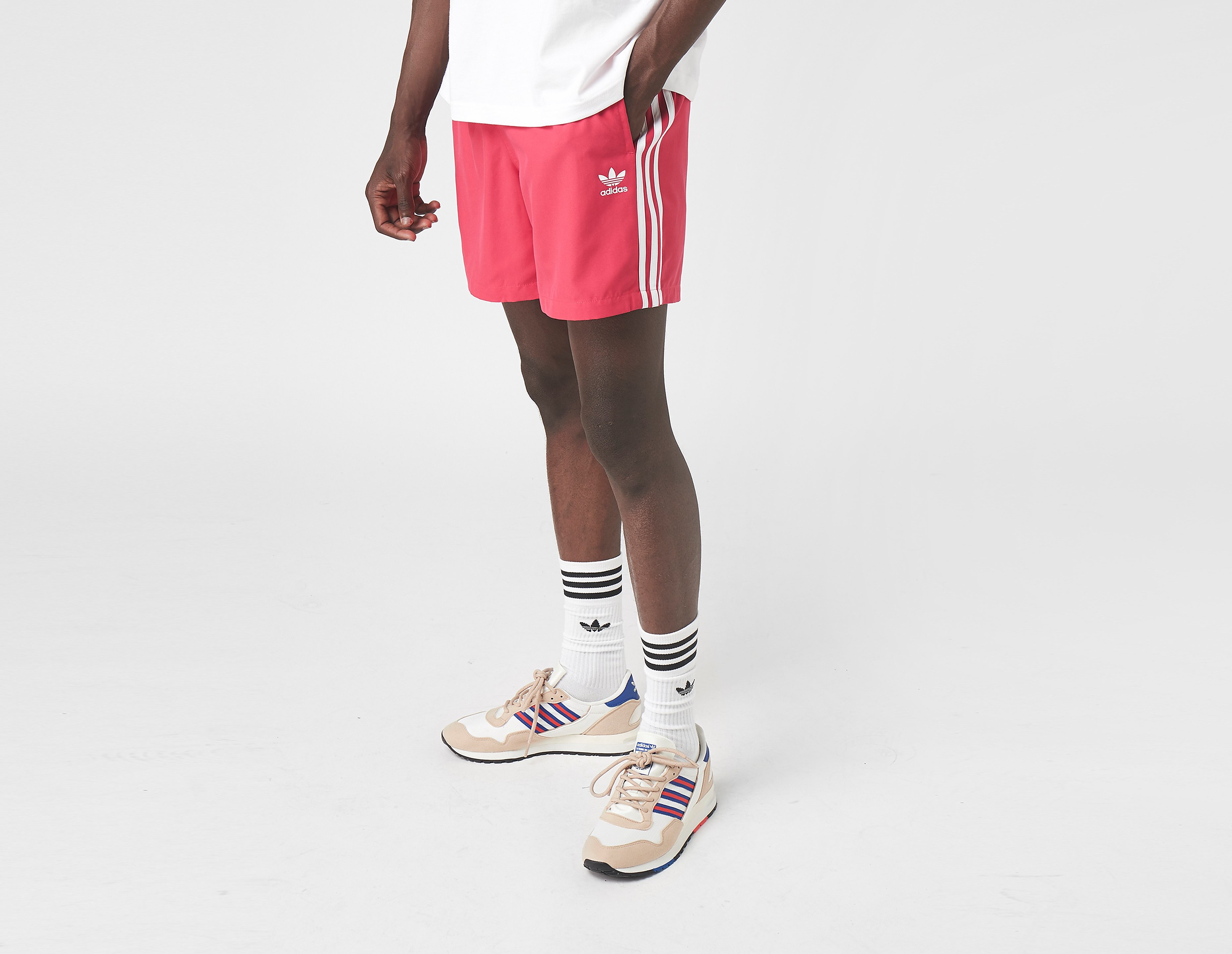 adidas Originals 3-Stripes Swim Short, rosa