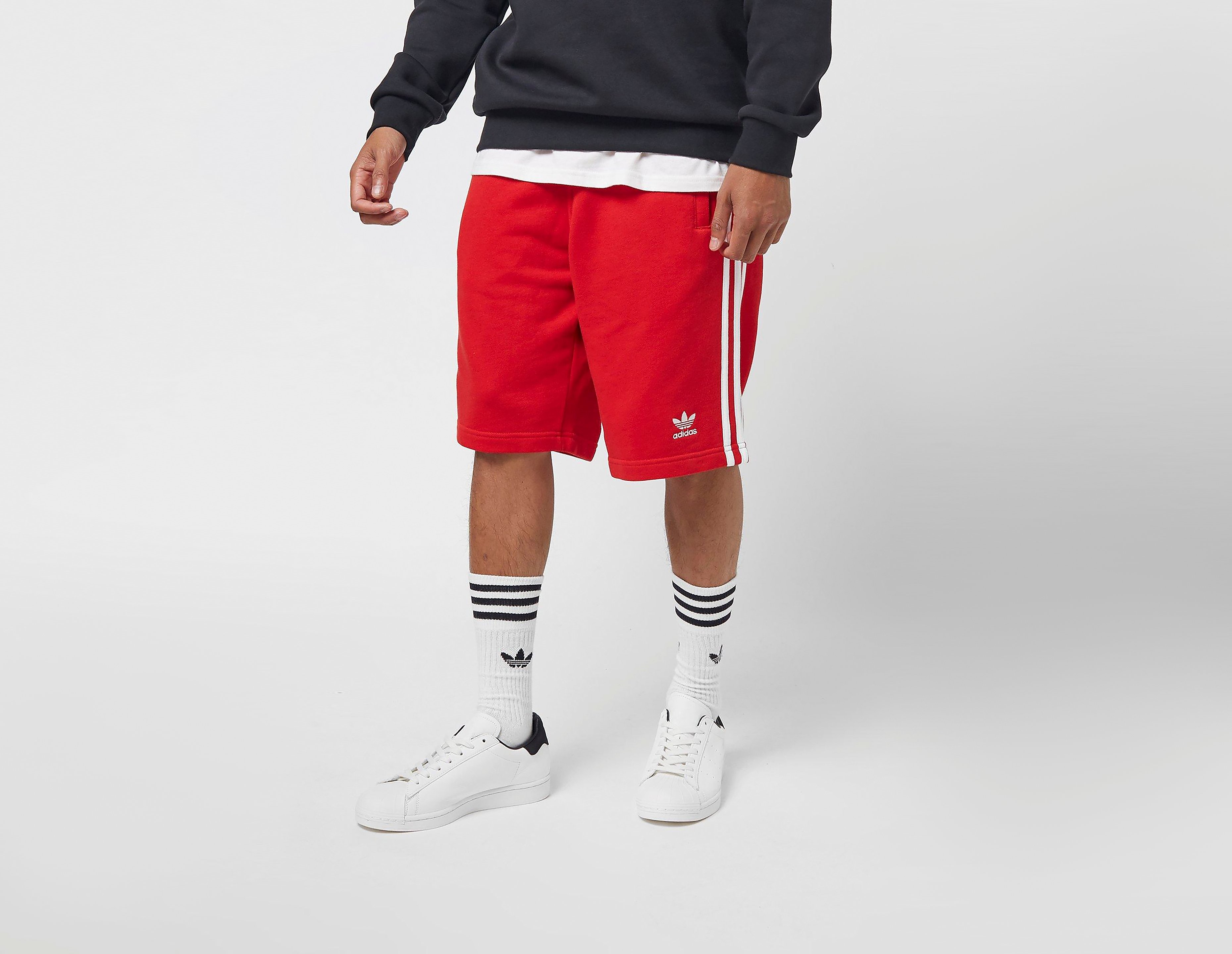 adidas Originals 3-Stripes Swim Short, rouge