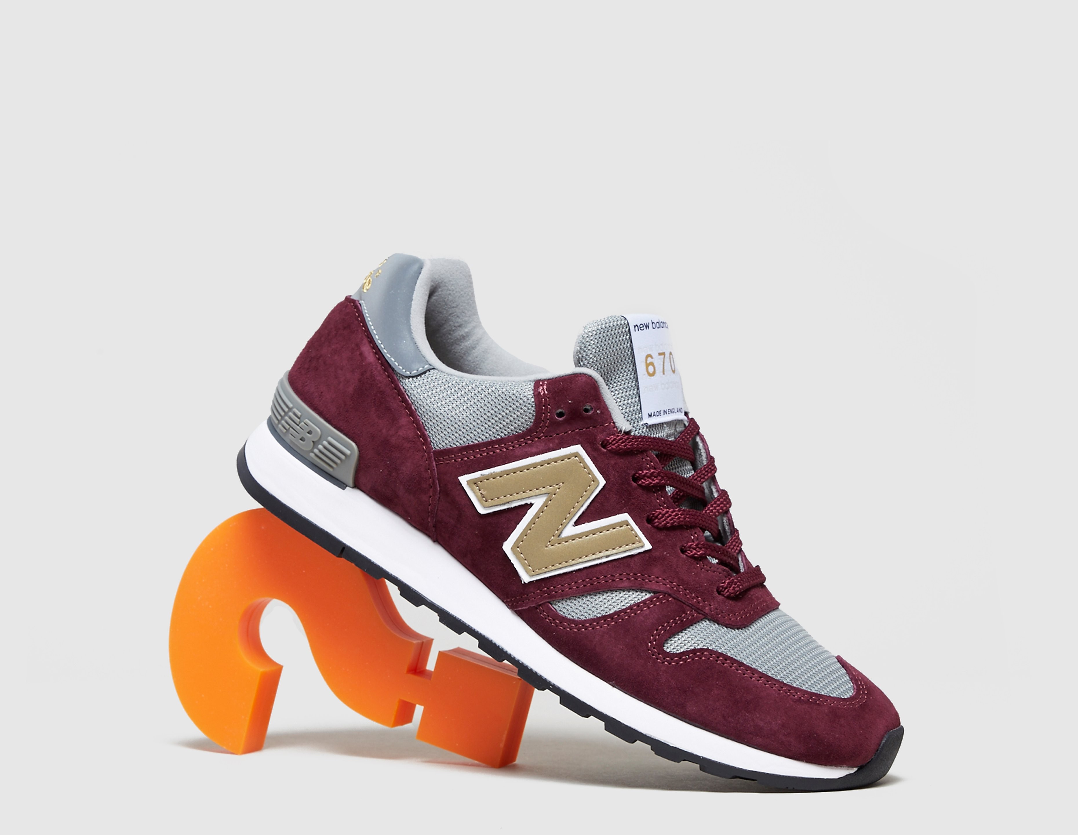 New Balance Made In The UK  670, rosso